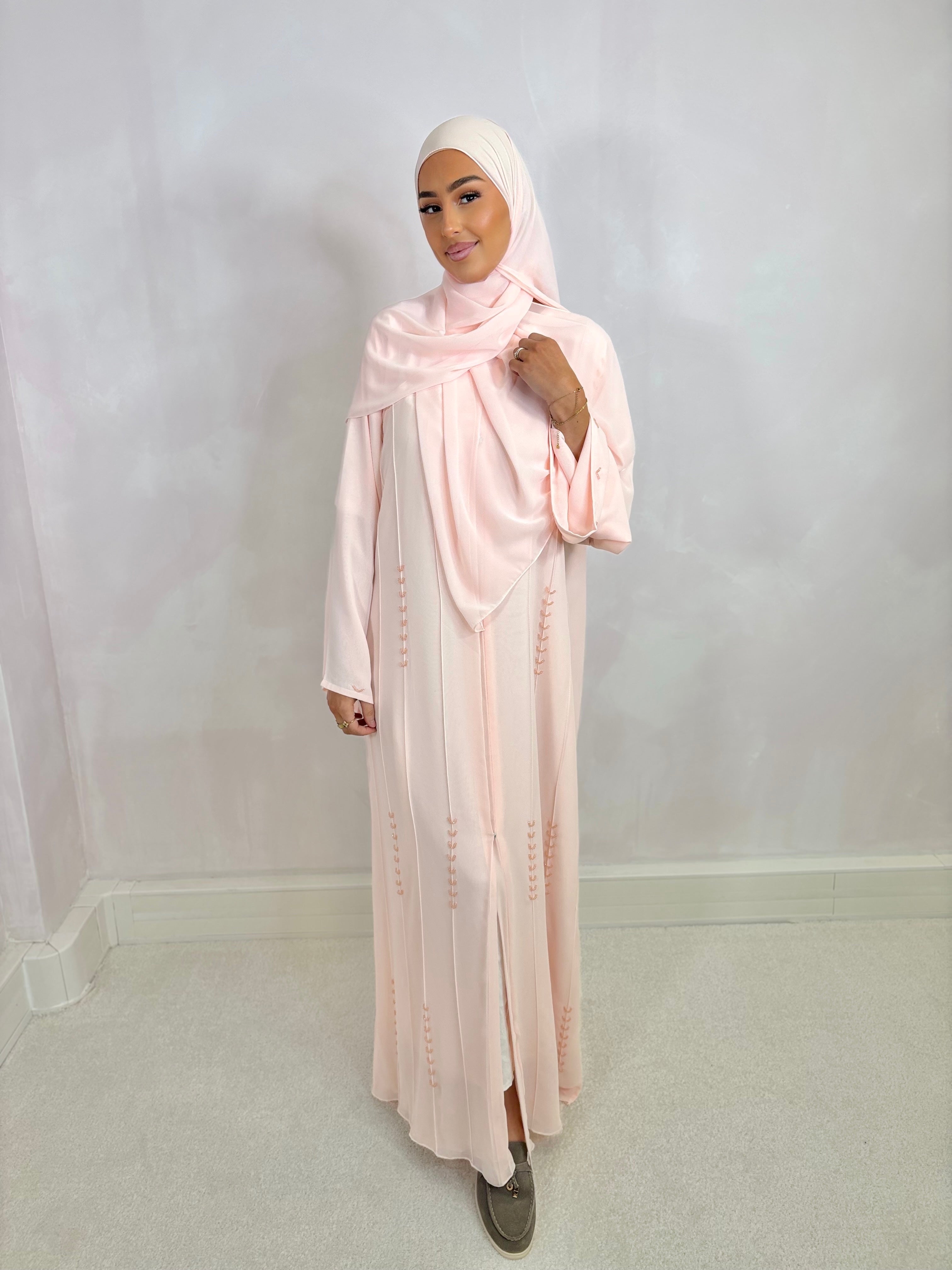Abaya de Dubai NAYA (n57) - baby pink