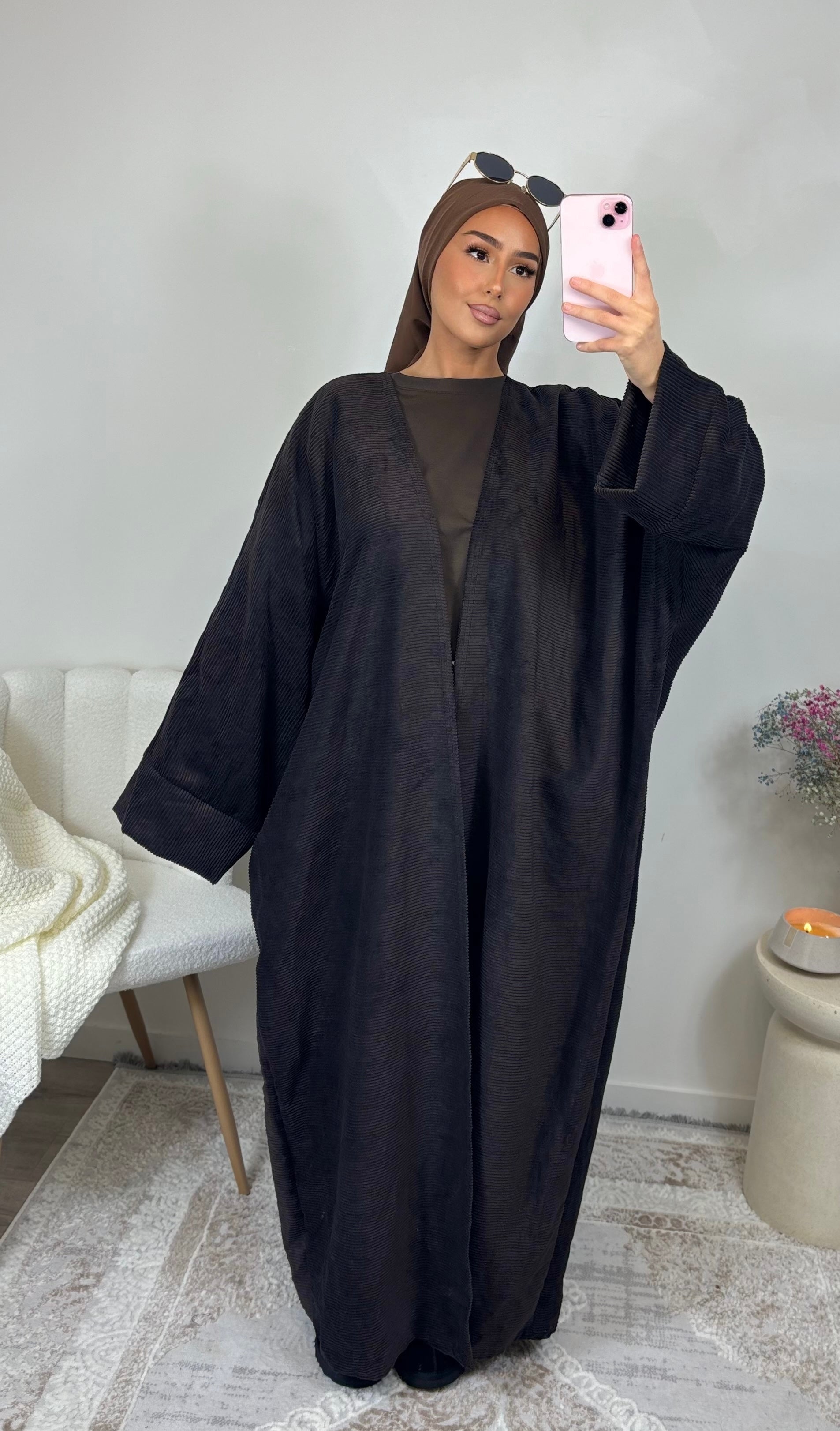Kimono NYLA - marron foncé