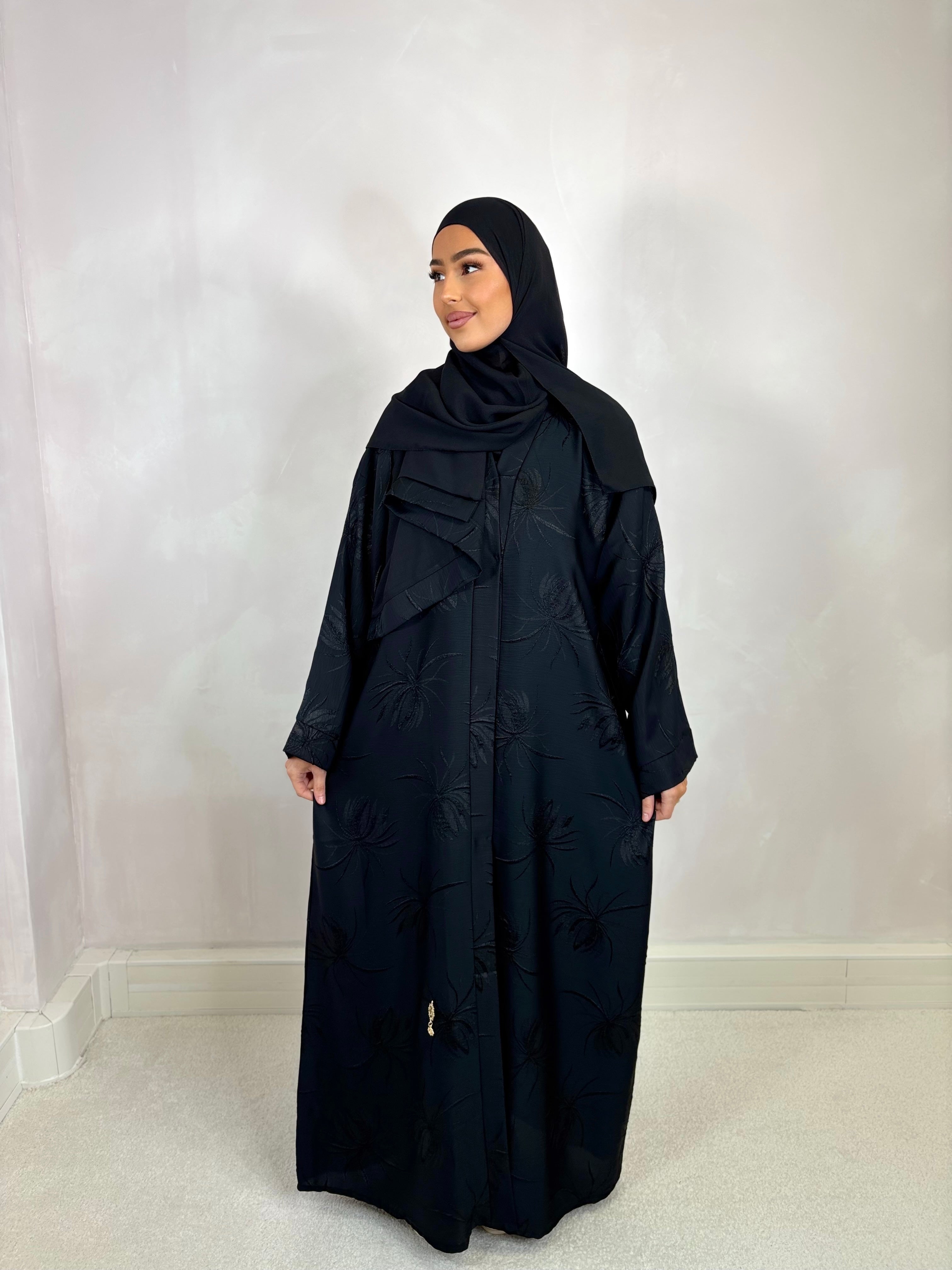 Abaya de Dubai PALMA (n22) - Noir
