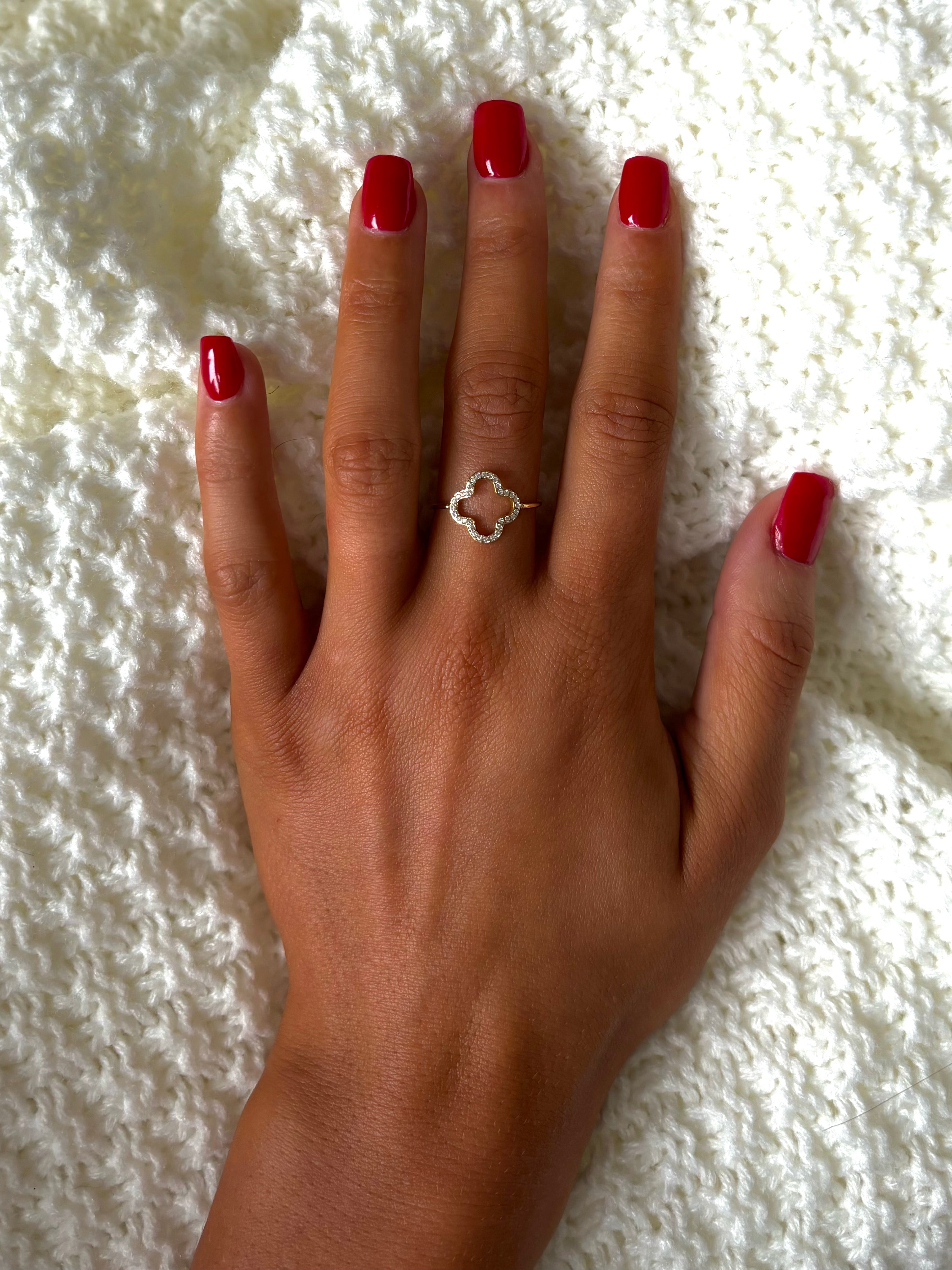 Bague or - FLORA