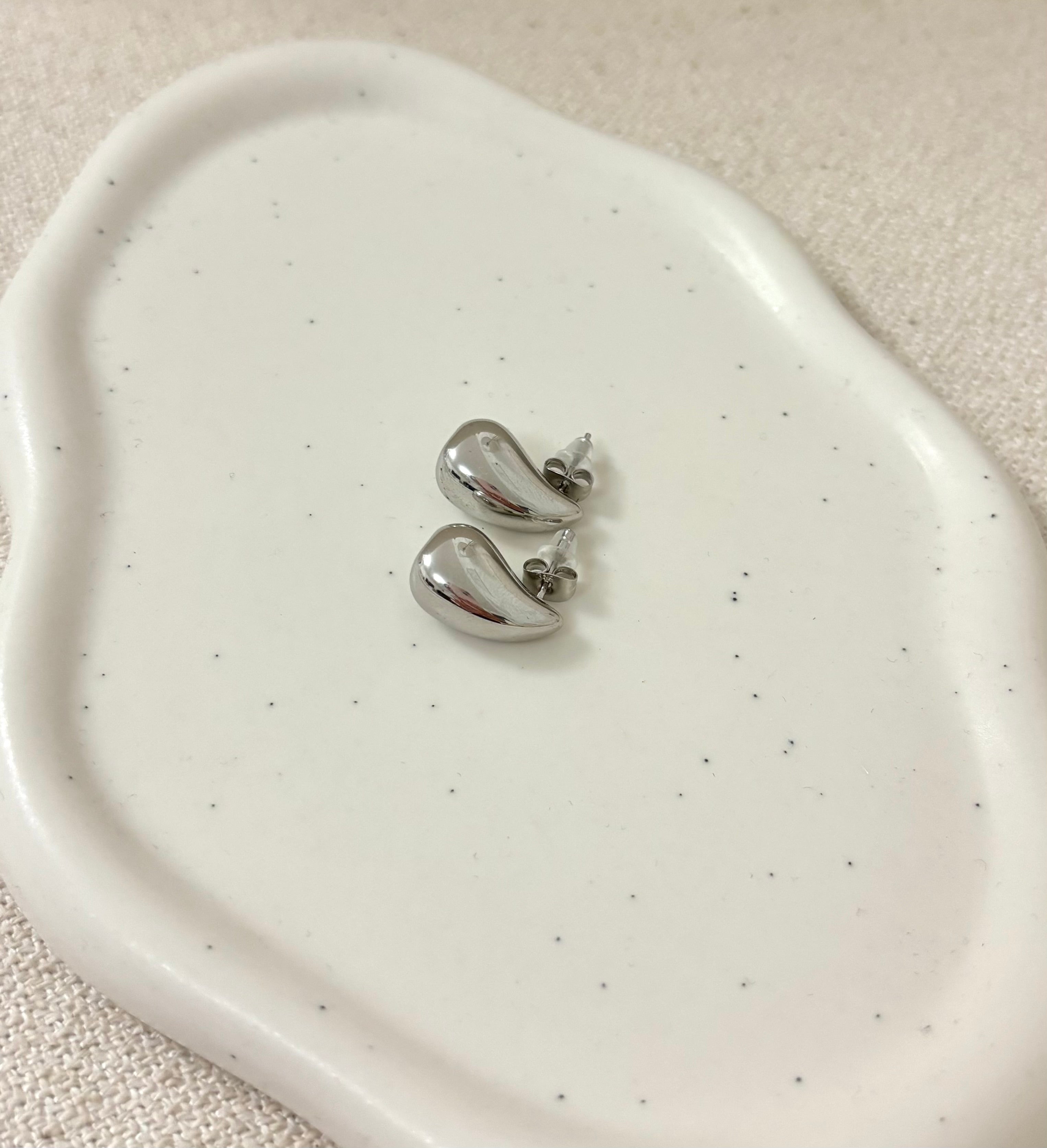 Boucle d’oreille argent - GOUTTE