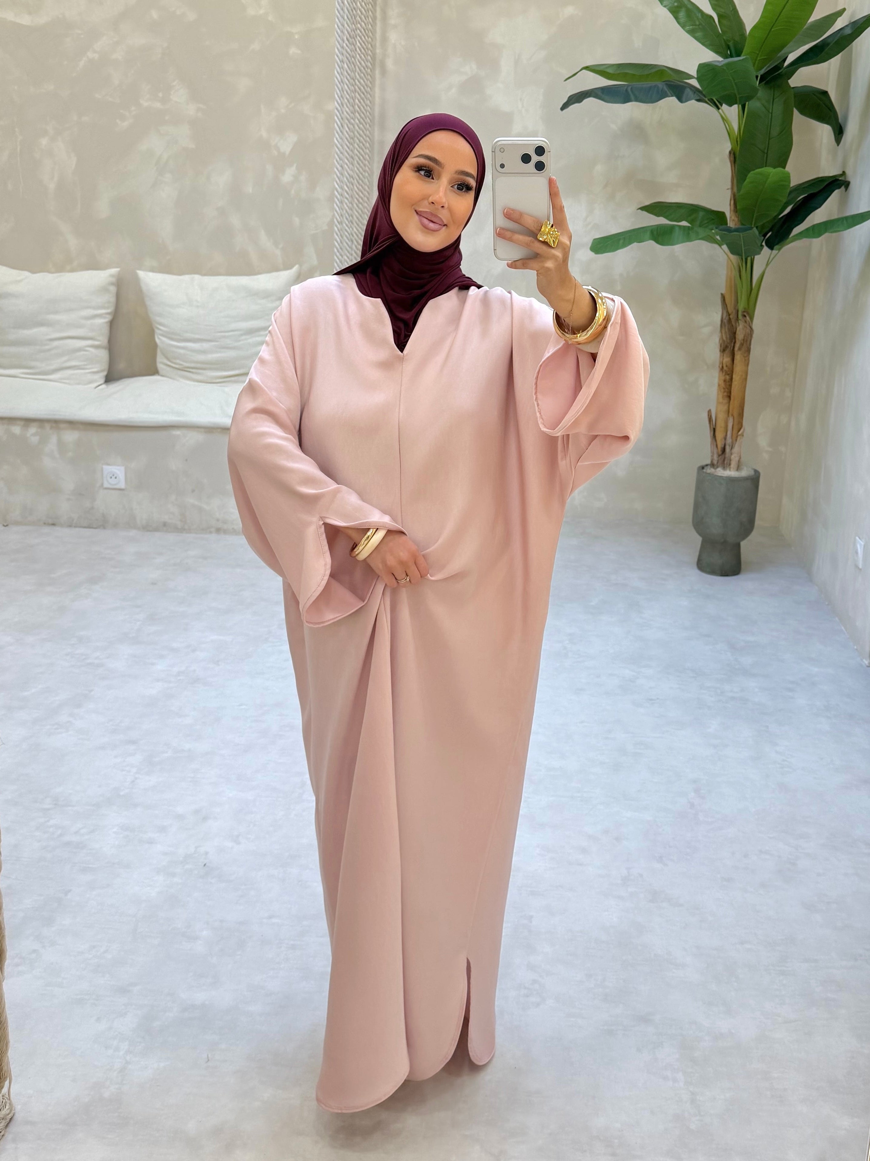 Abaya NIYA - baby pink