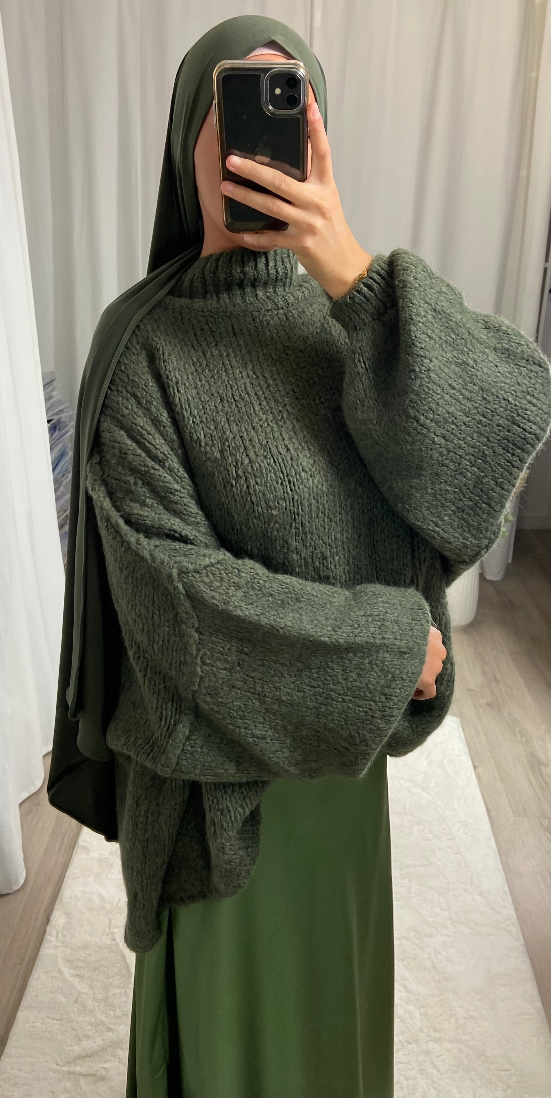 Pull LANA - KAKI FONCÉ