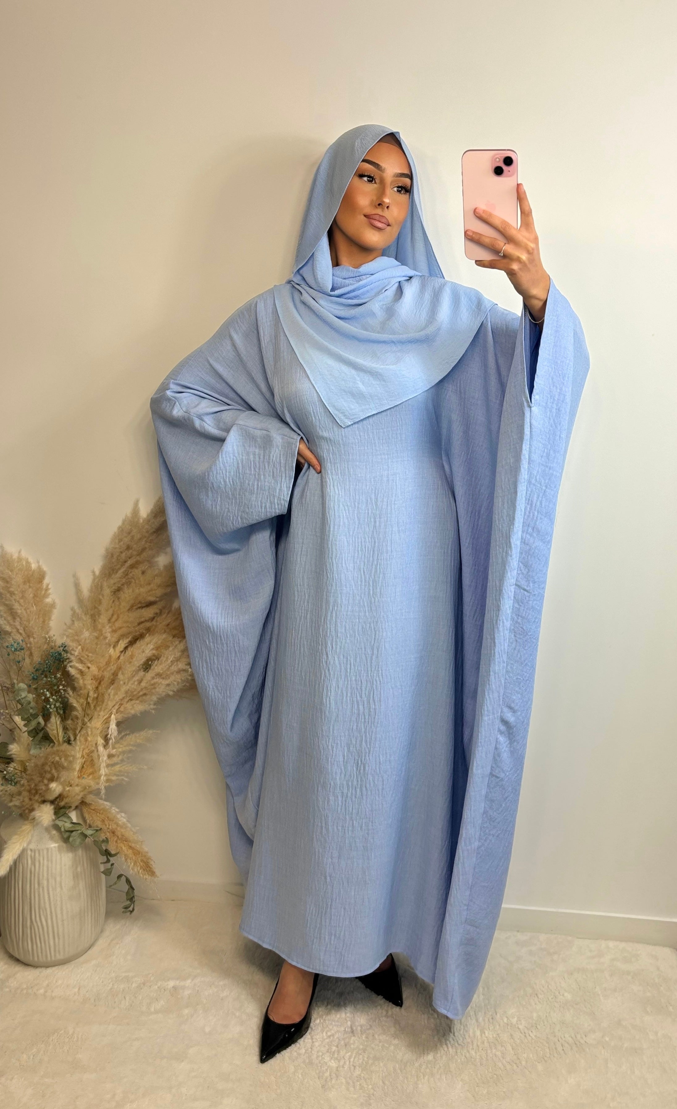 Robe saoudienne lin - blue