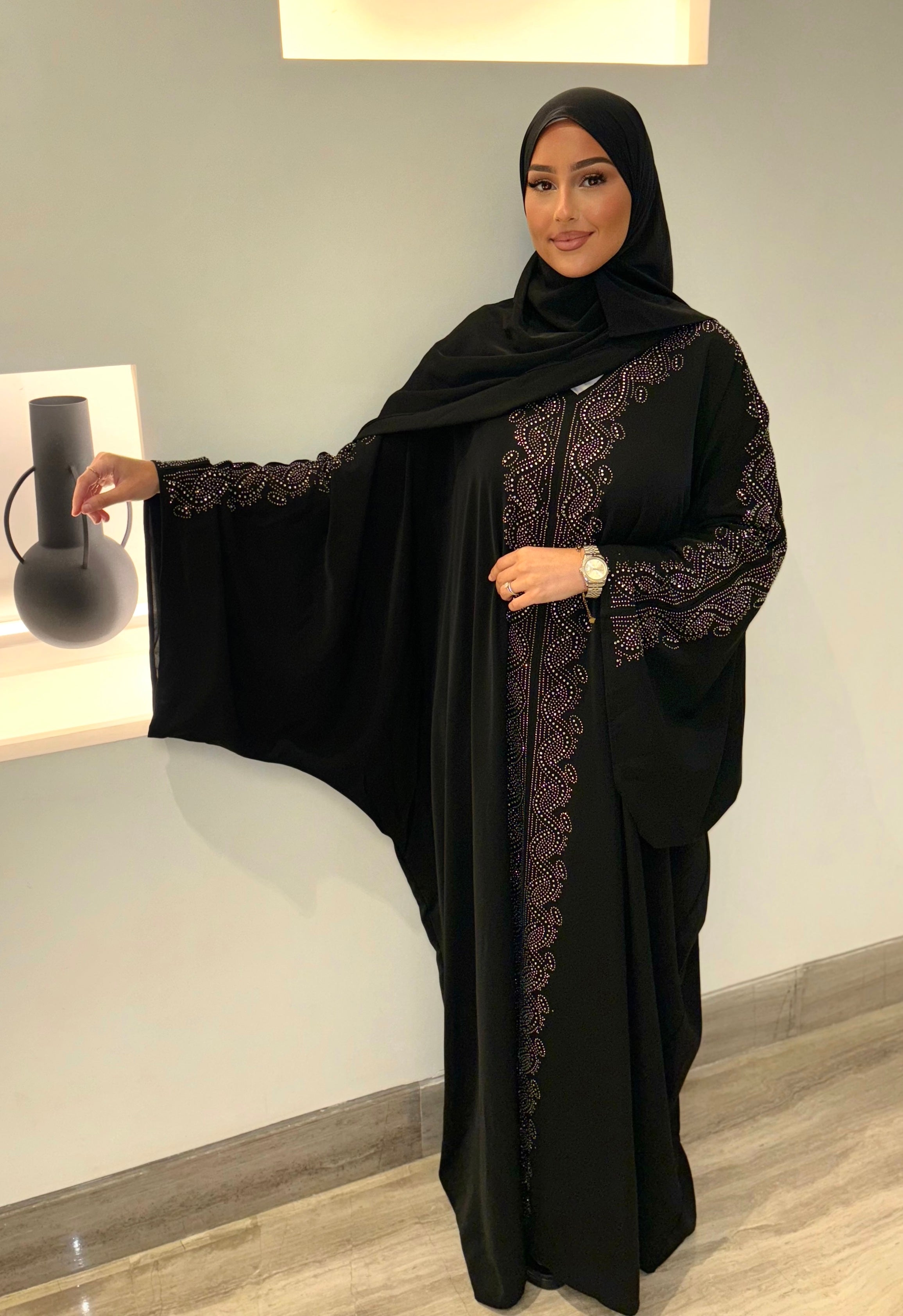 Abaya de Dubai Jasmine + voile