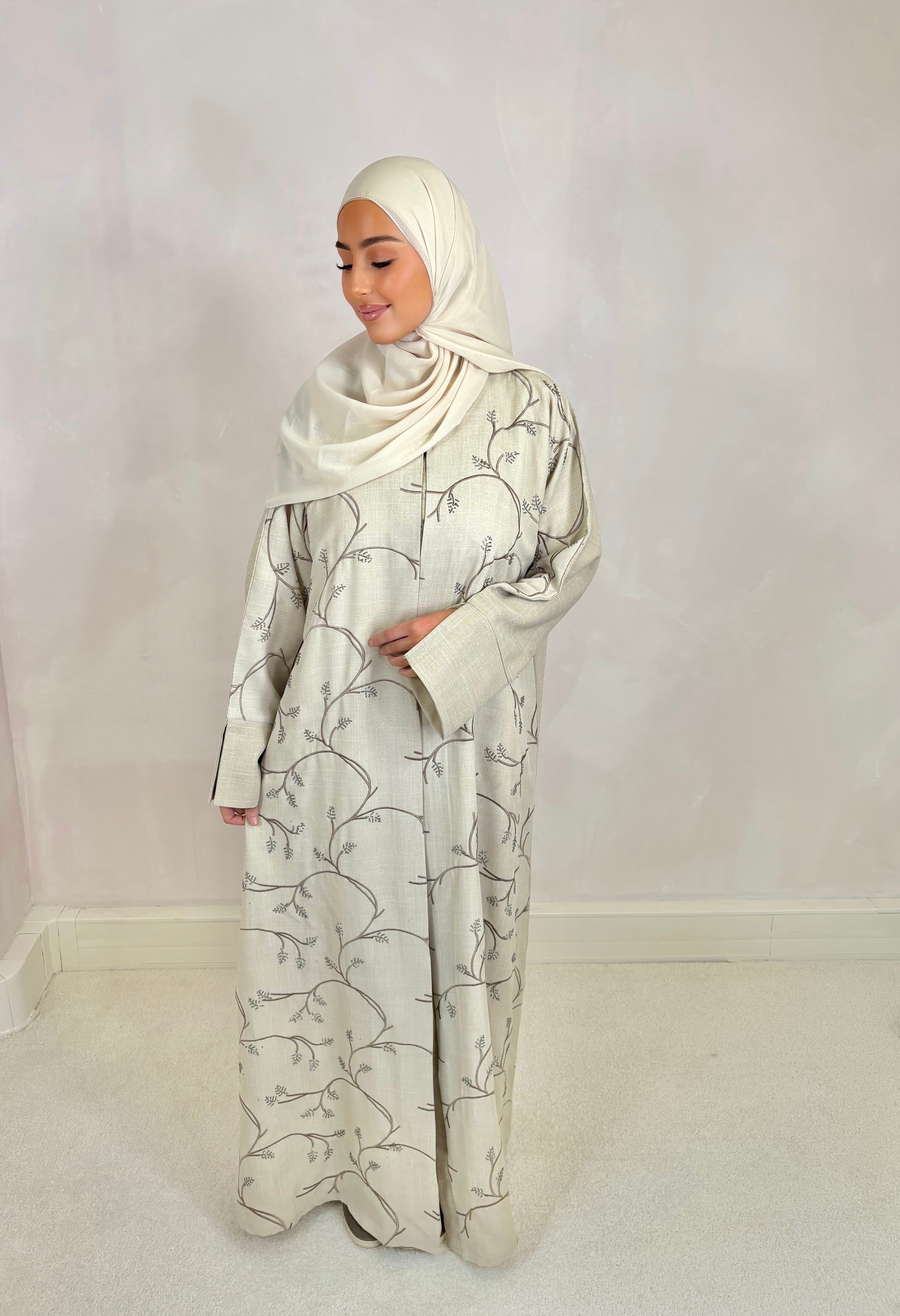 Abaya de Dubai LAYNA (n20) - cream