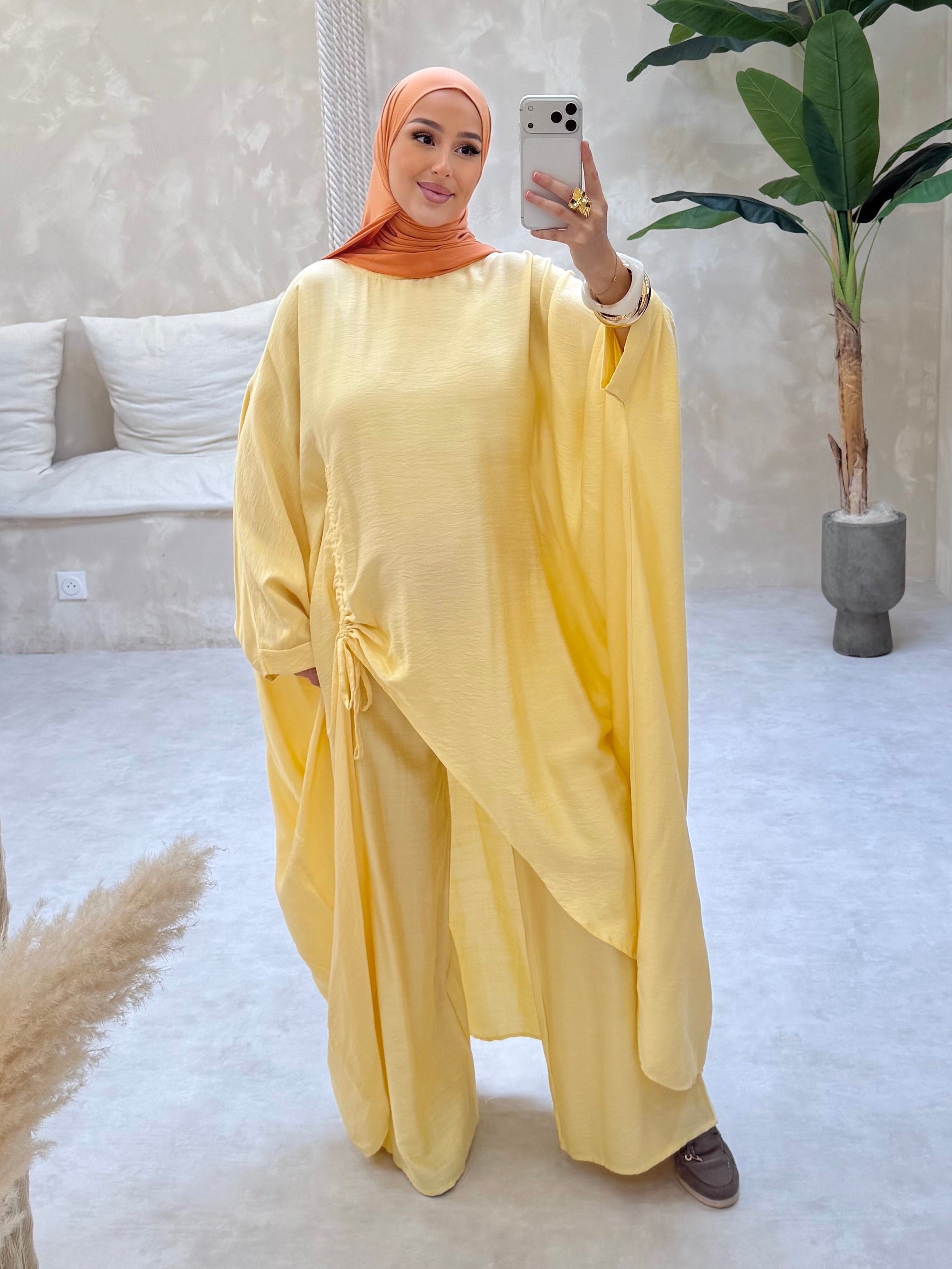 Ensemble - jaune pastel