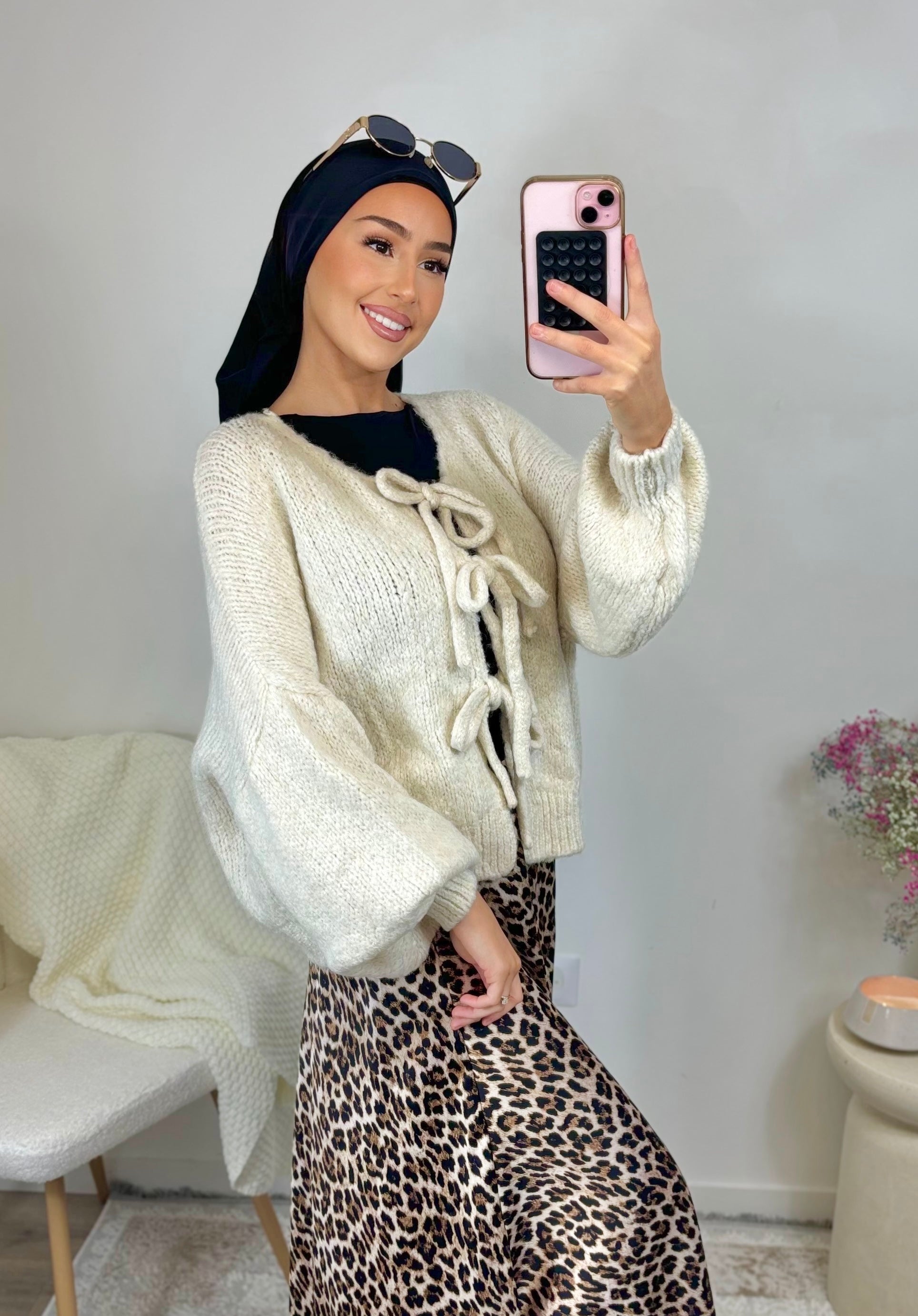 Cardigan choupi - crème