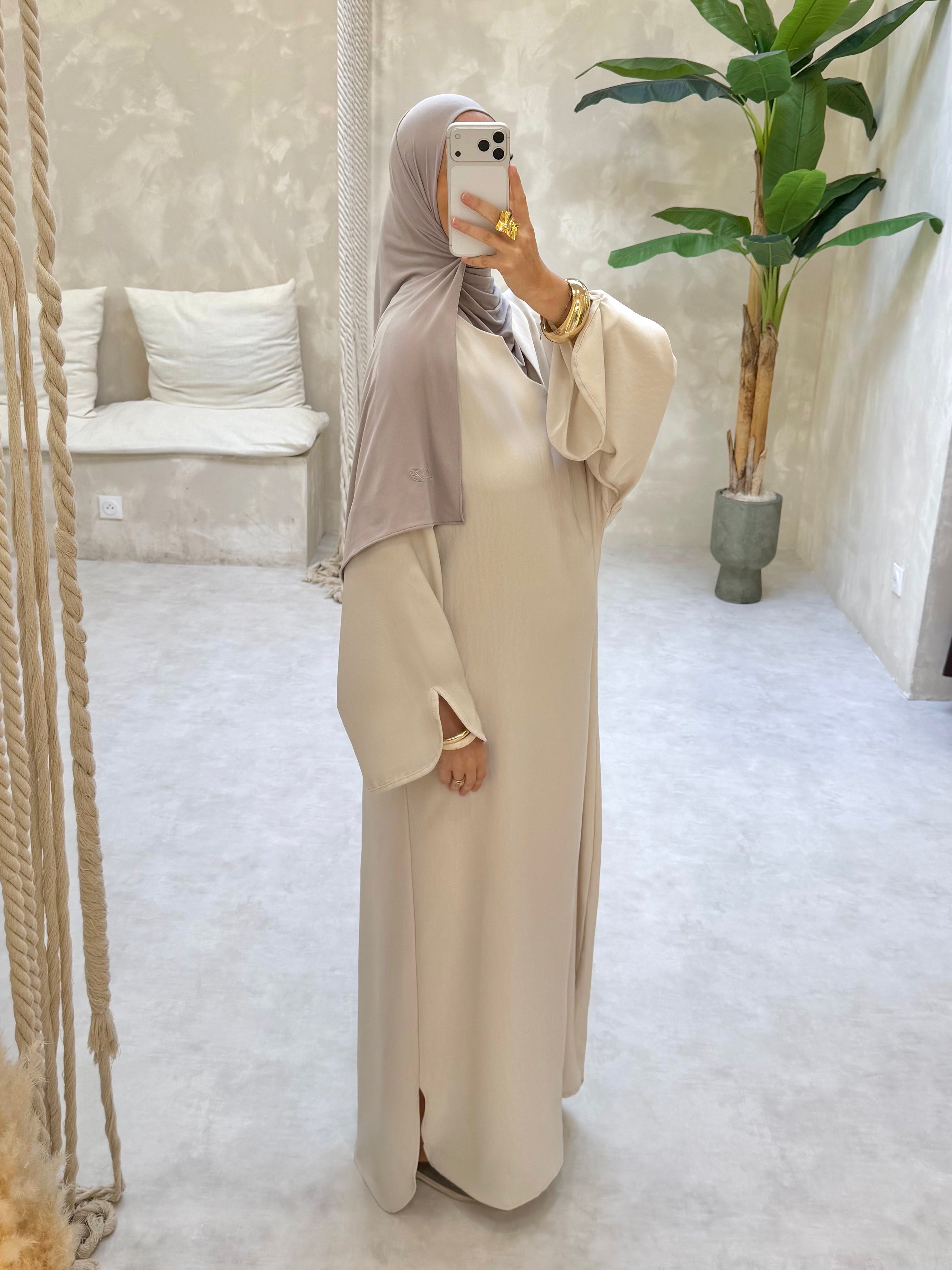Abaya NIYA - crème