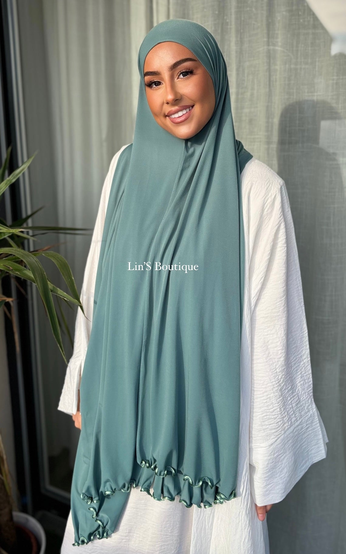 Jersey Premium de Luxe Chouchou SEDEF - vert d’eau foncé
