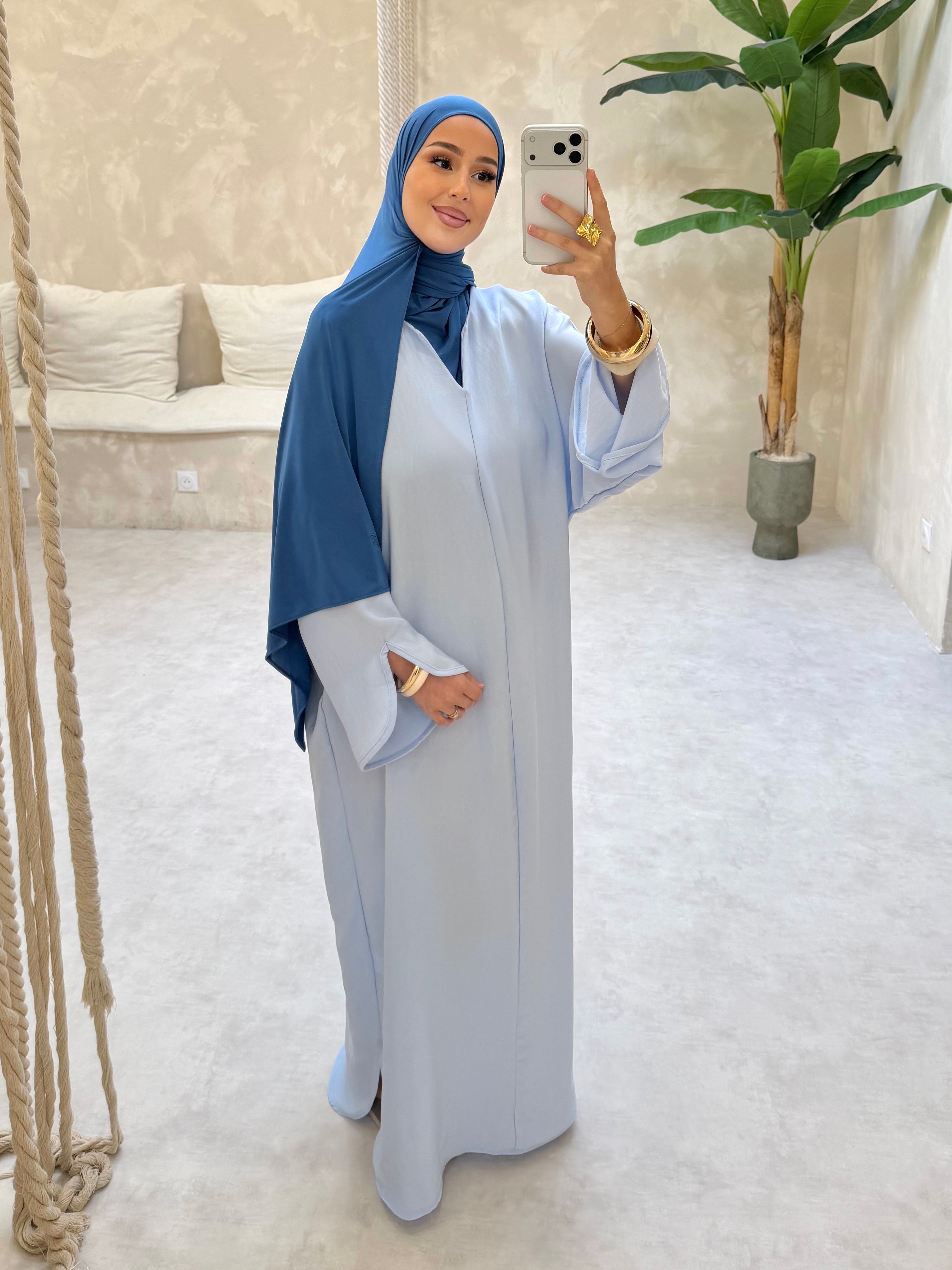 Abaya NIYA - baby blue
