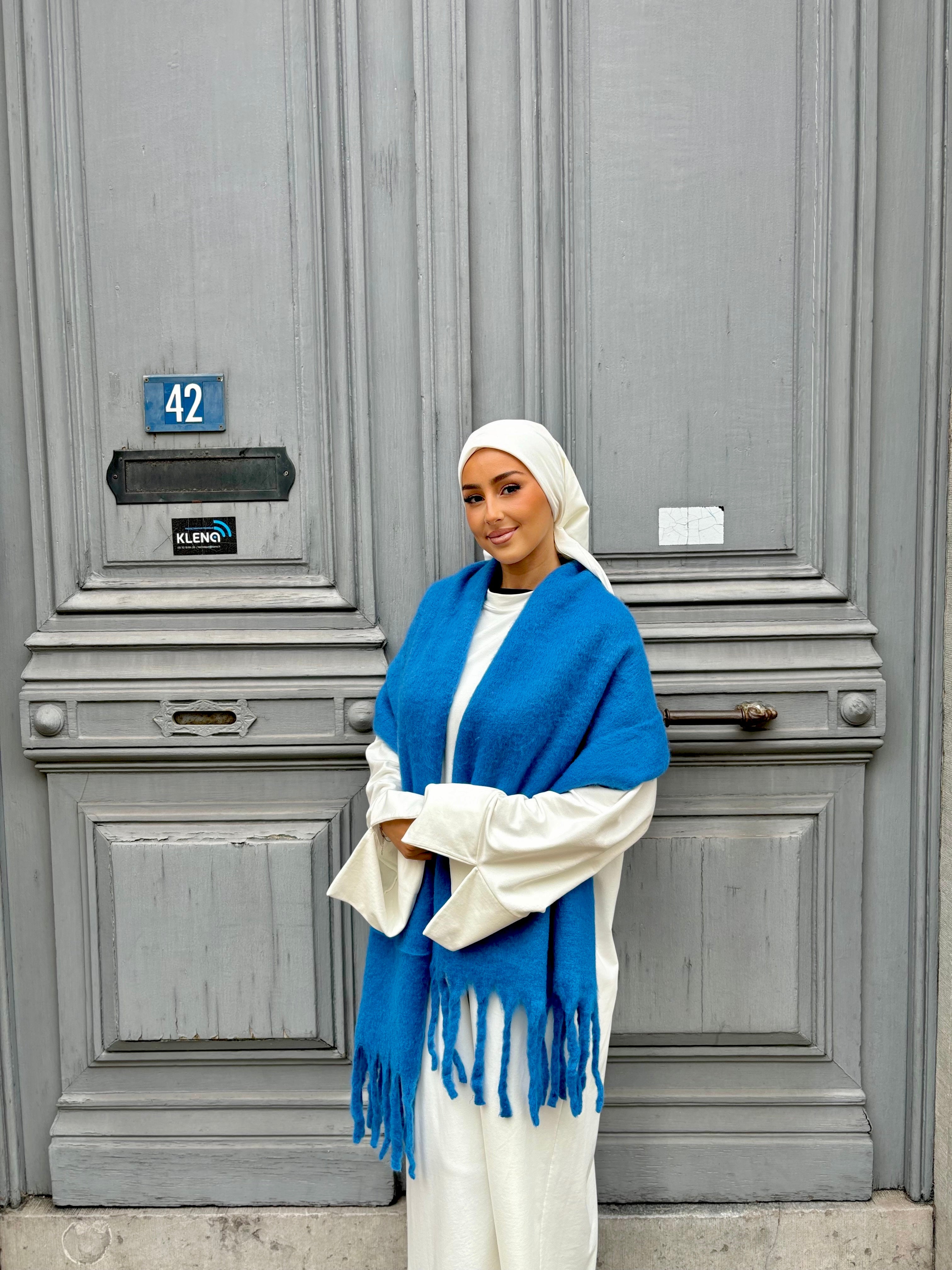 Echarpe LANA - bleu océan