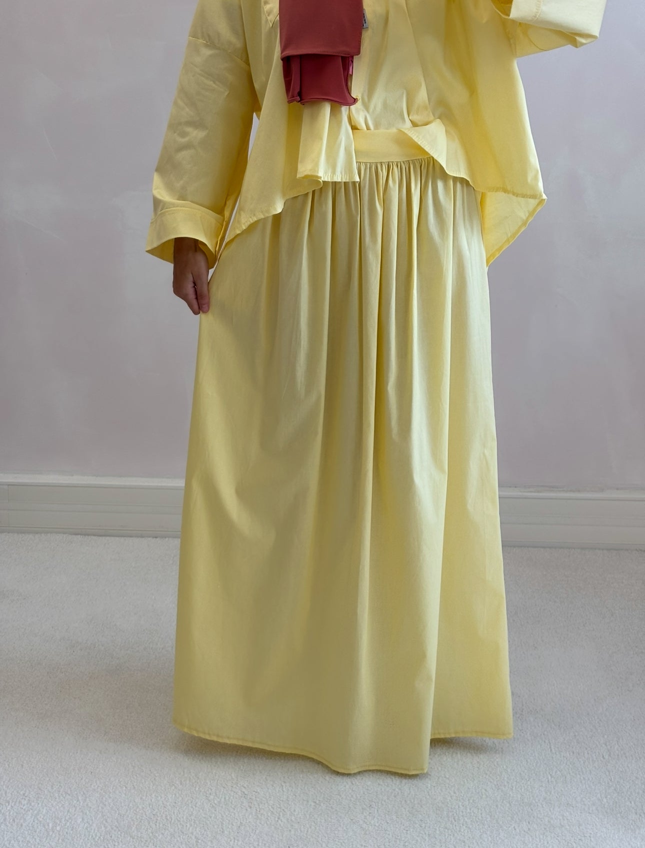 Jupe LYA - jaune pastel