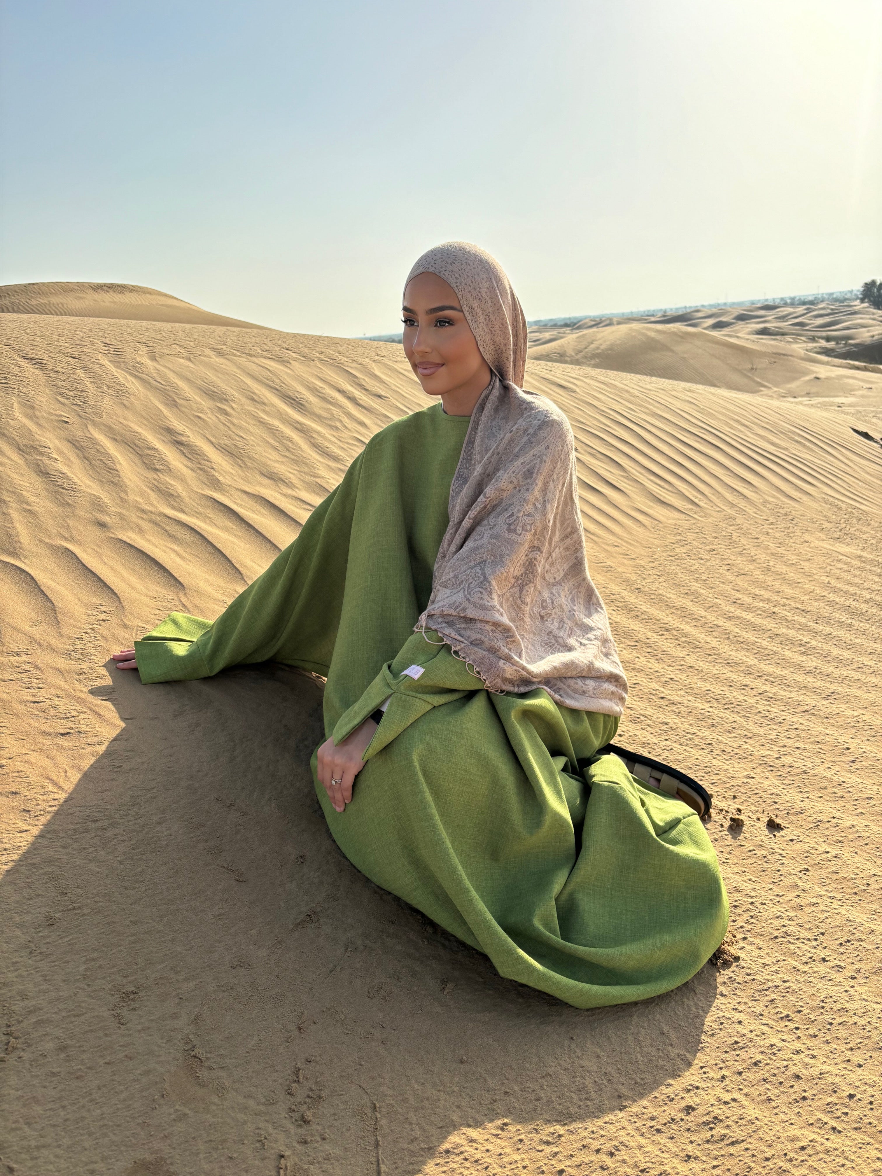 Abaya lin LIN’S B - vert olive