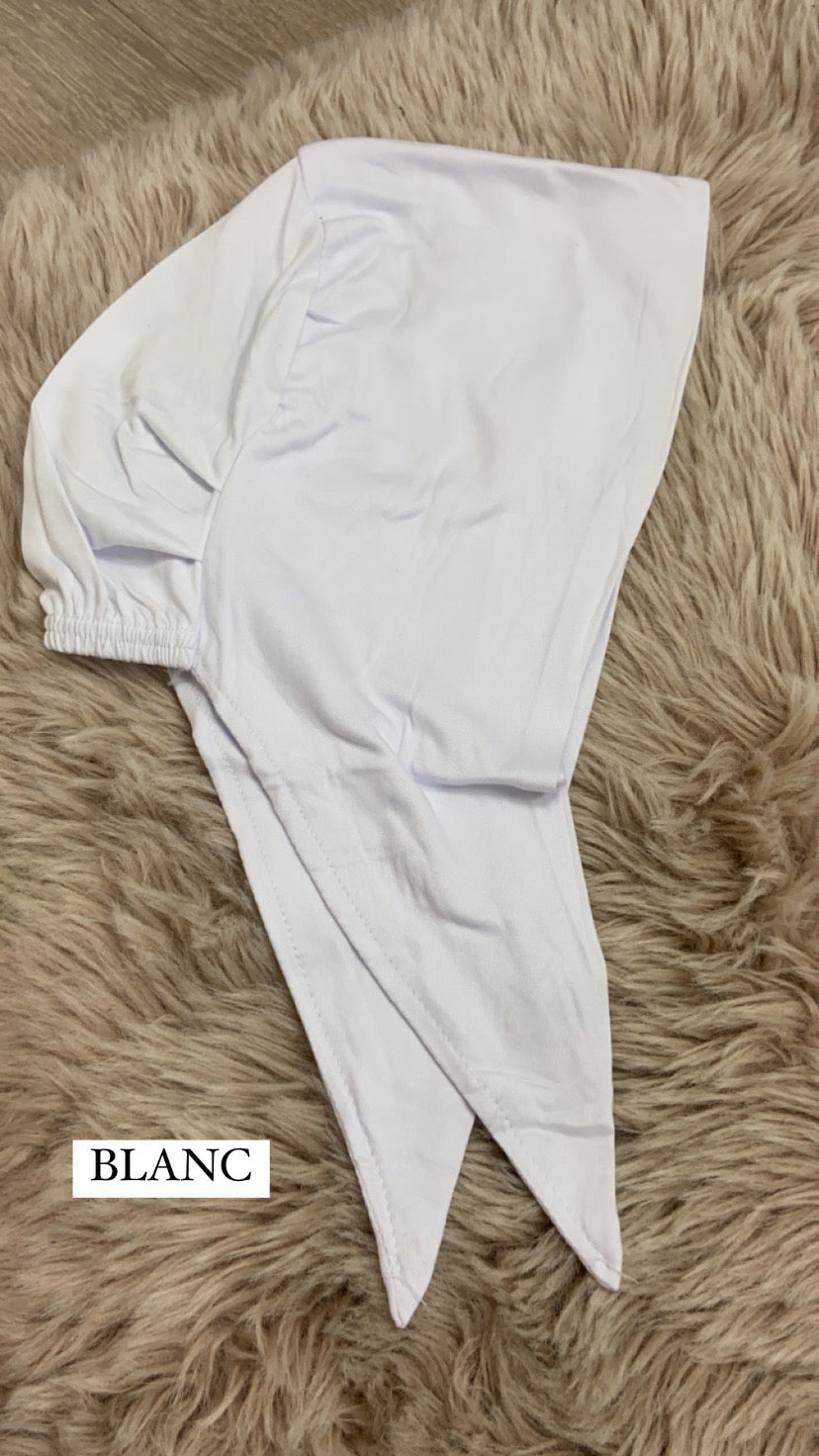 Bonnet à nouer Blanc