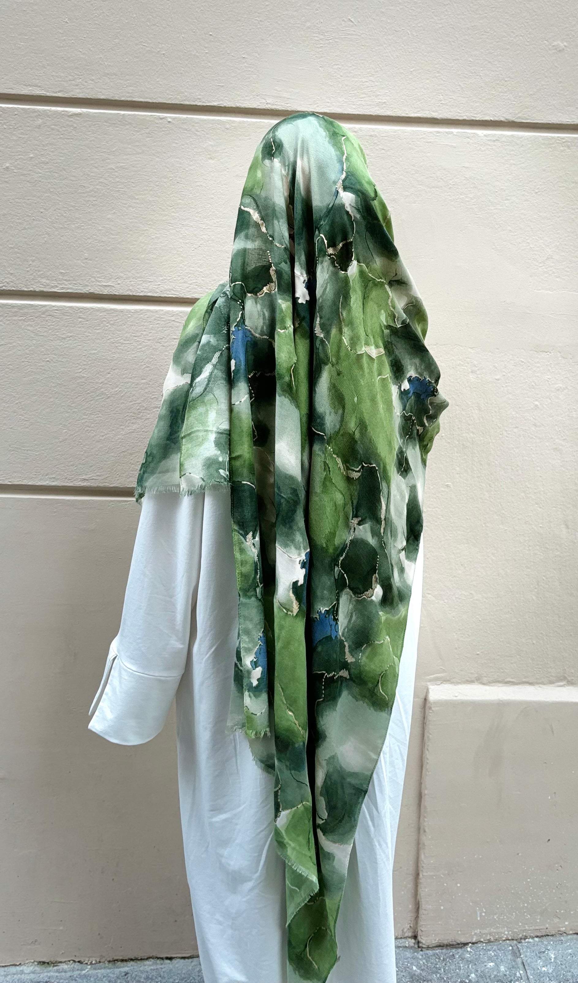 Voile Tie And Die - vert mystique