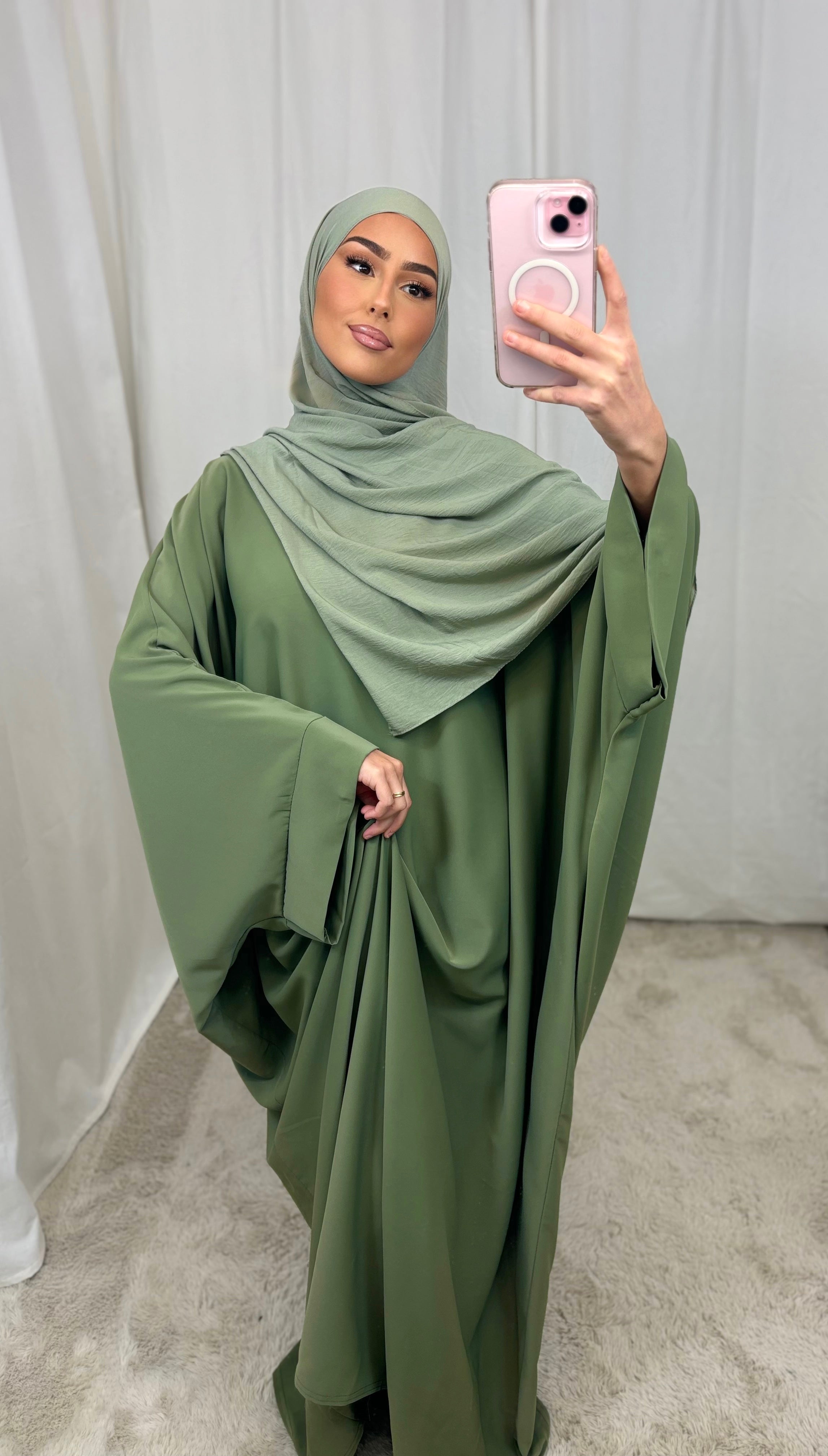 Abaya FARACHA - kaki