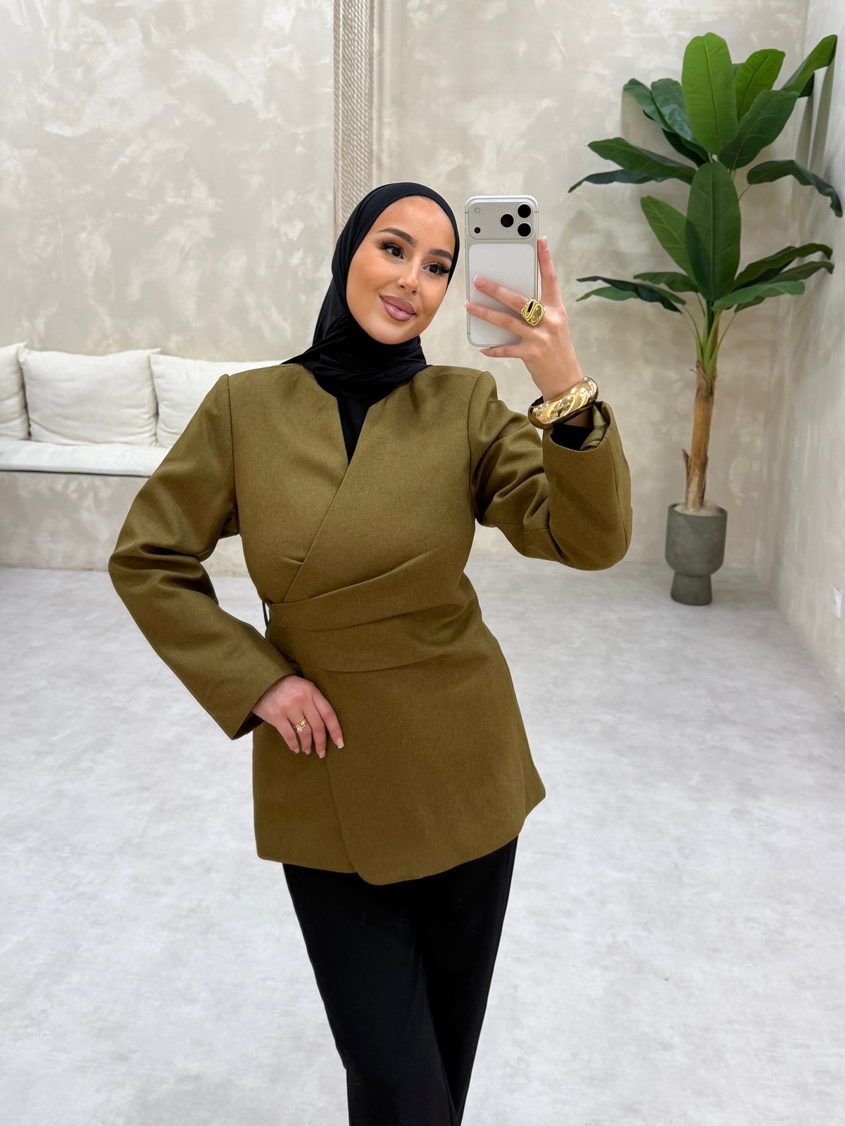 BLAZER - OLIVE