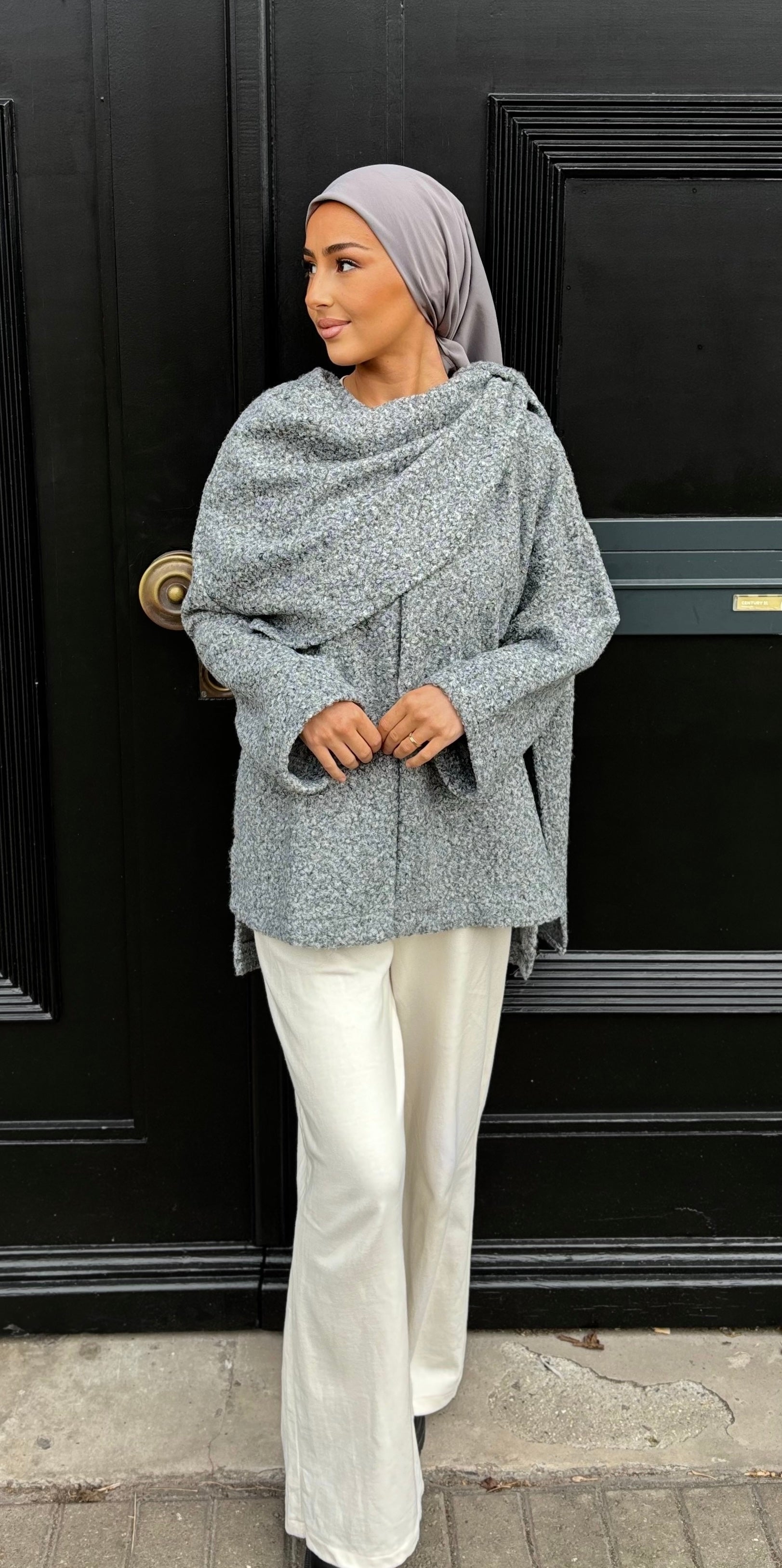 Manteau court Polar - Grey