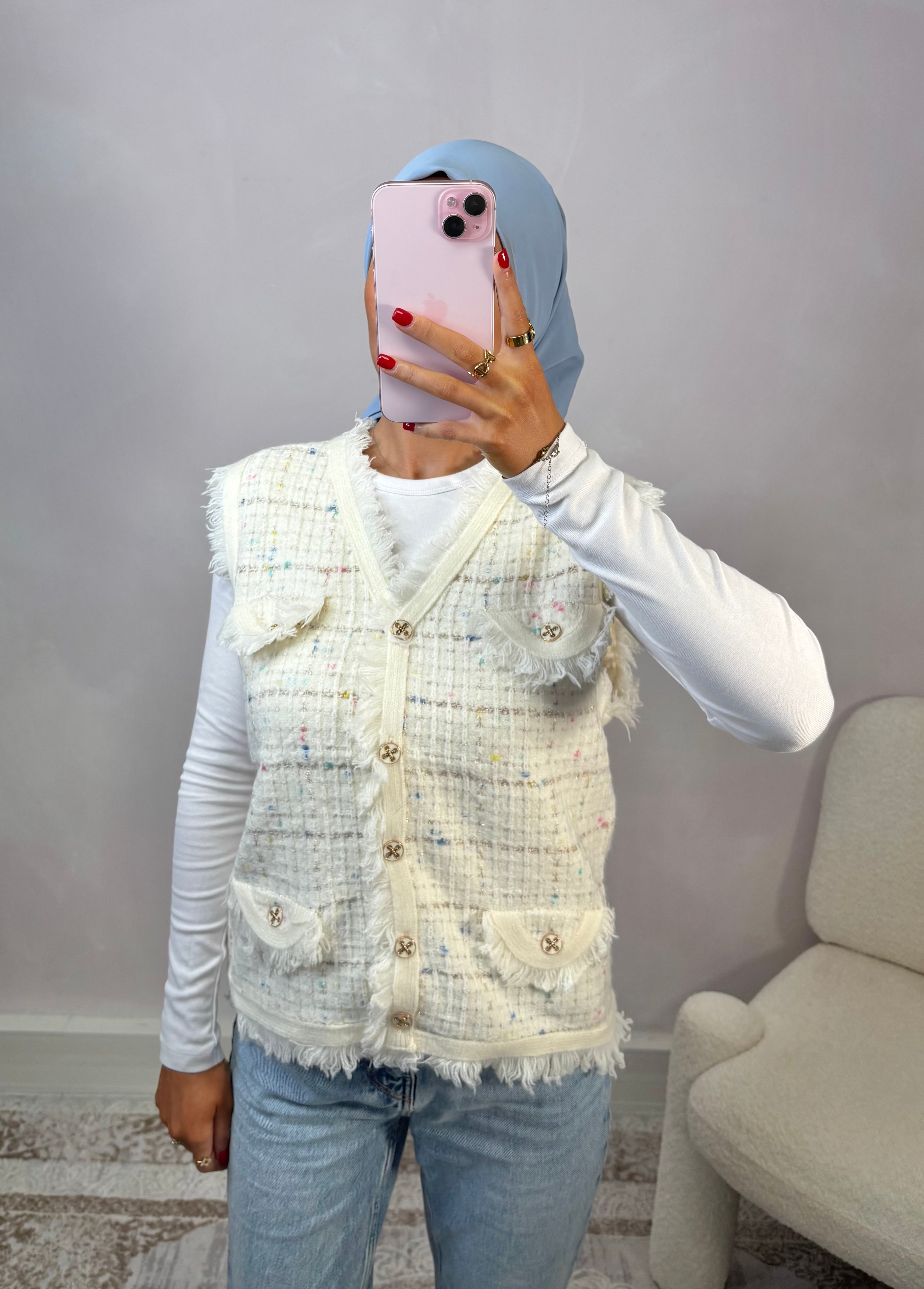 Veste inspi - blanche
