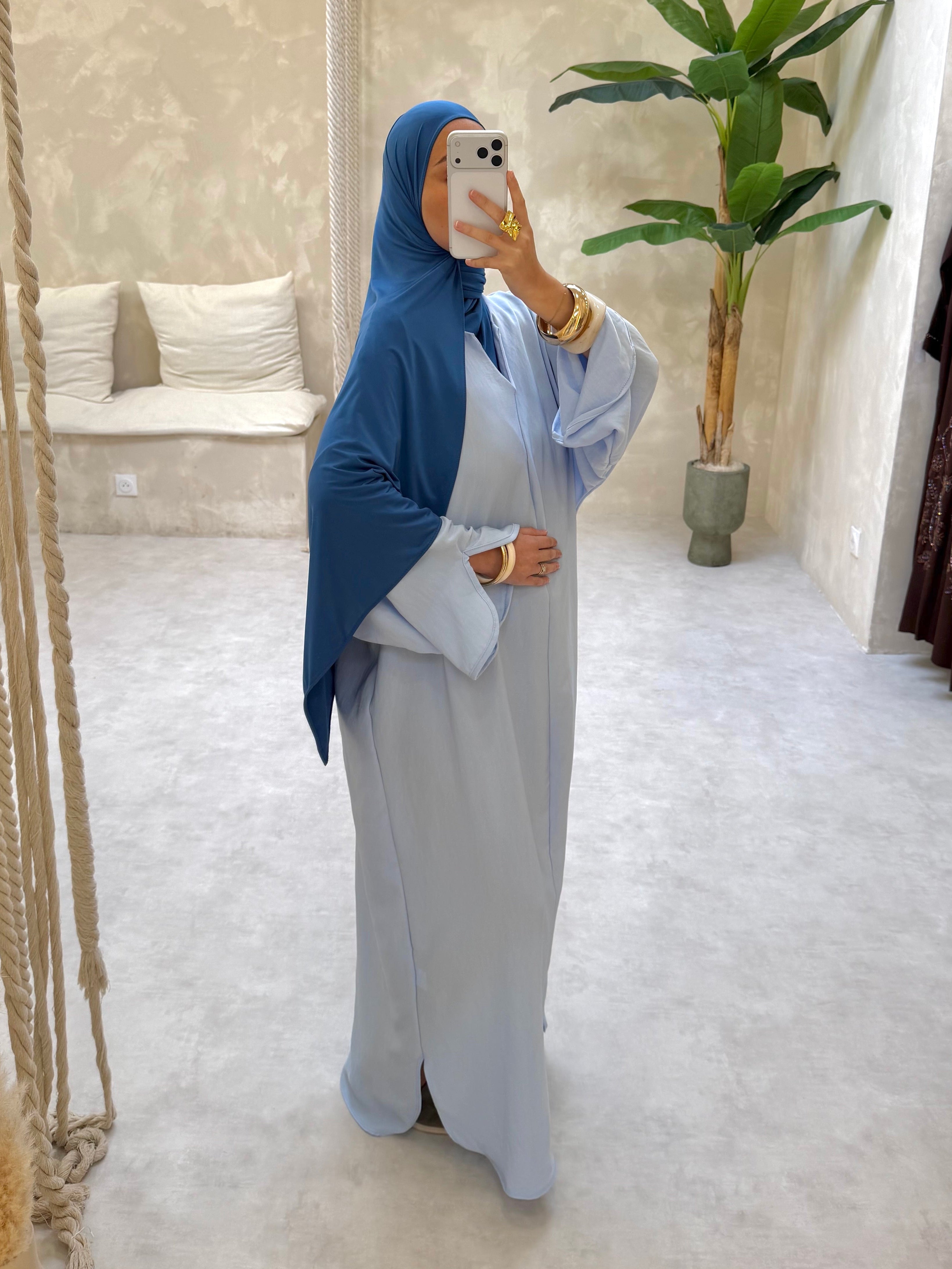 Abaya NIYA - baby blue