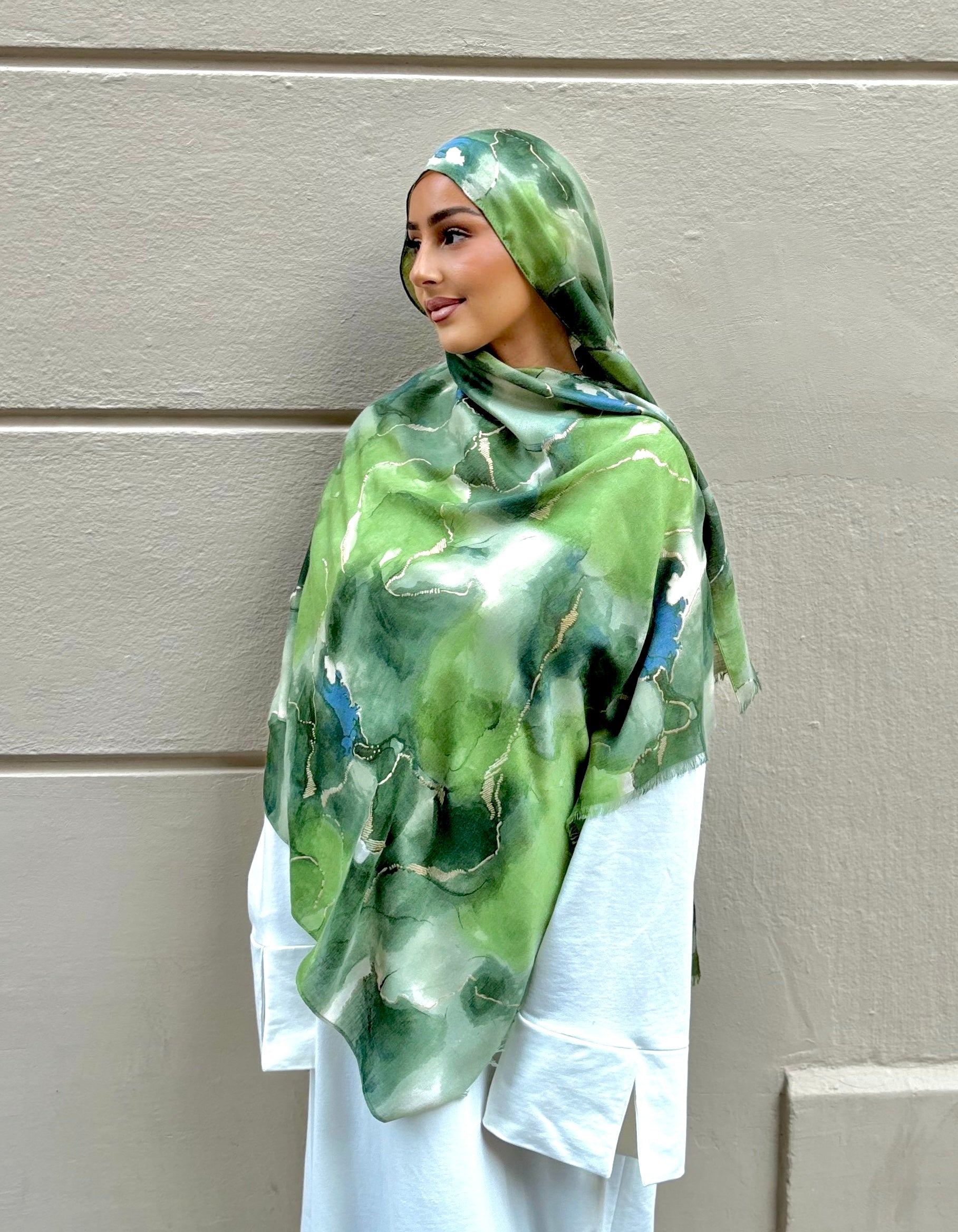 Voile Tie And Die - vert mystique