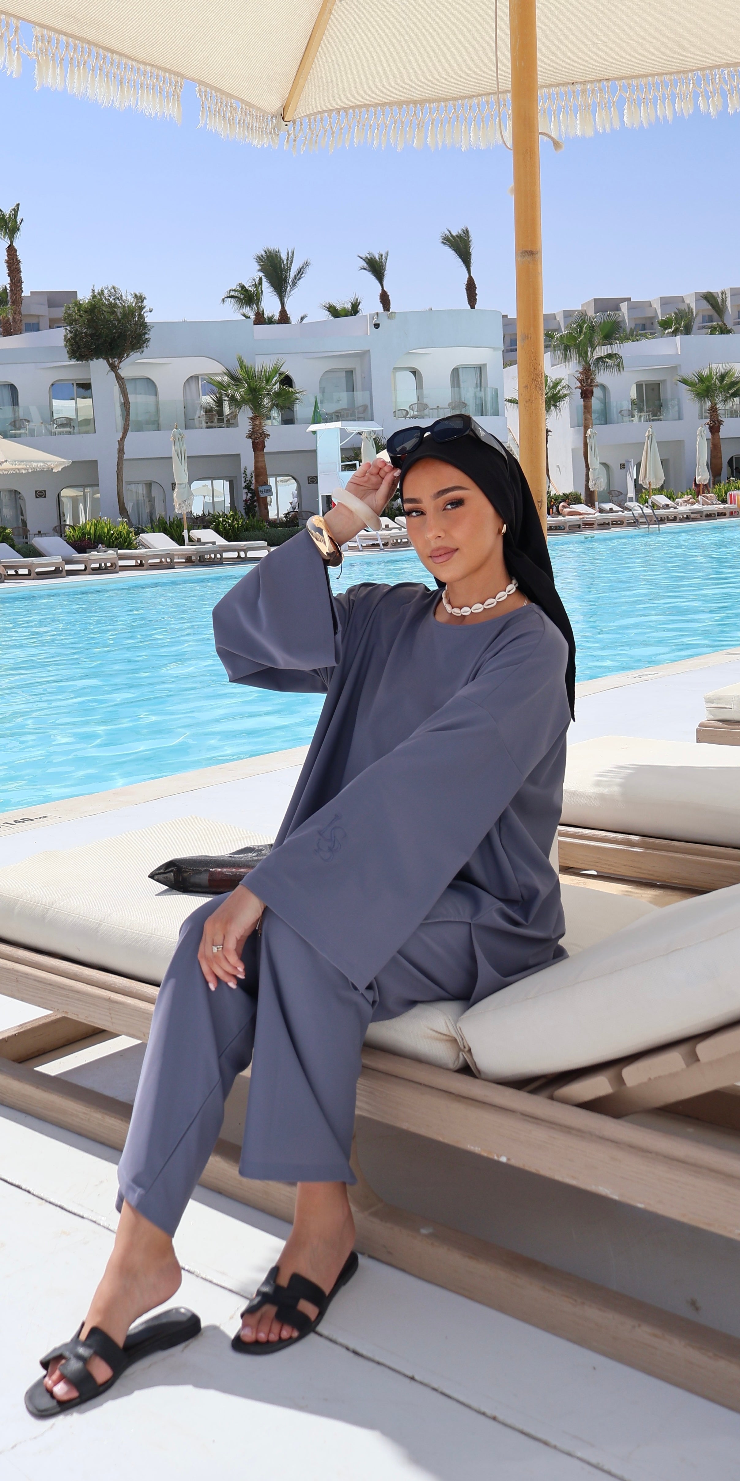 BURKINI CRÉATION LIN’S.B - GRIS ANTHRACITE