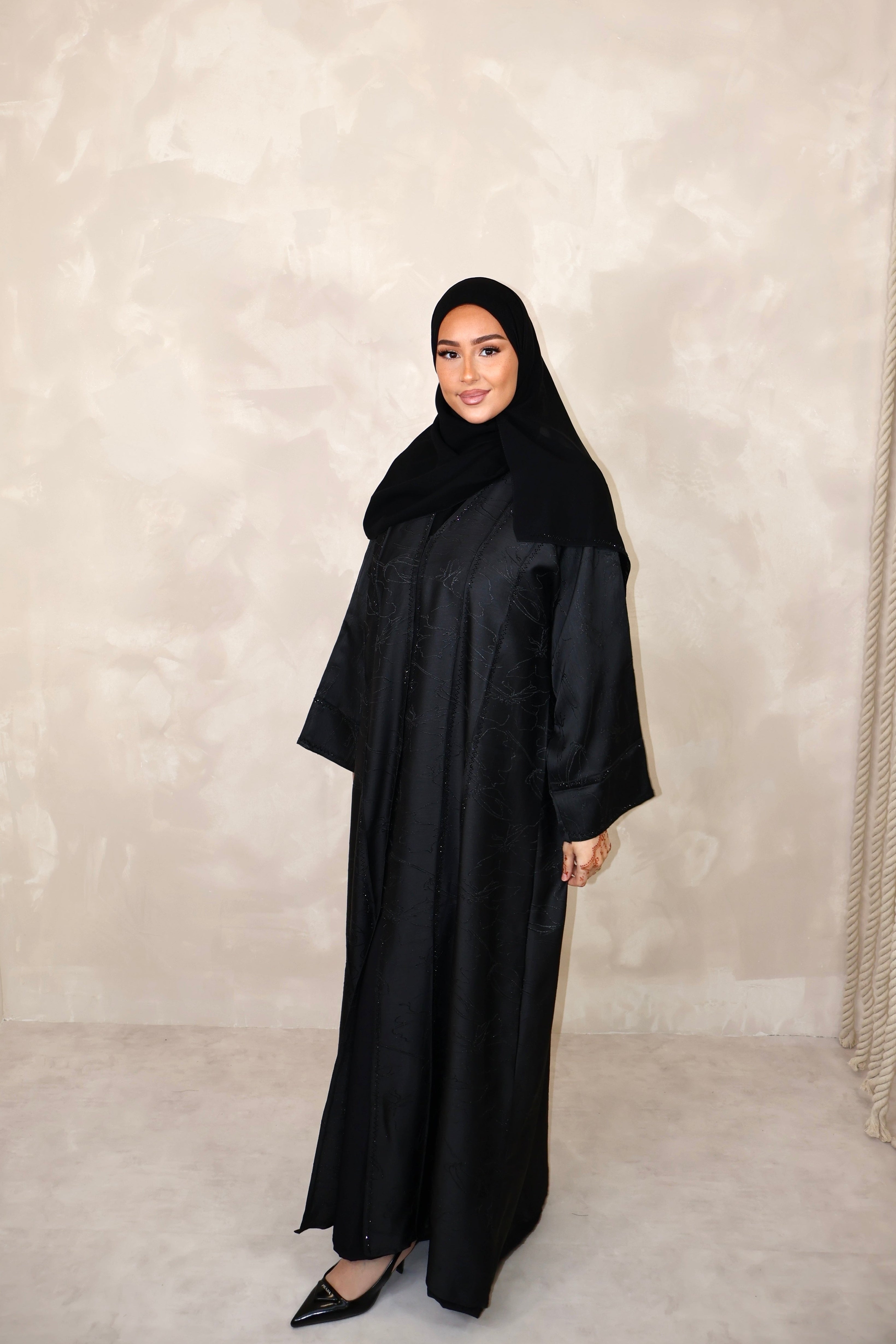 Abaya de Dubai (n79) - YARA BLACK