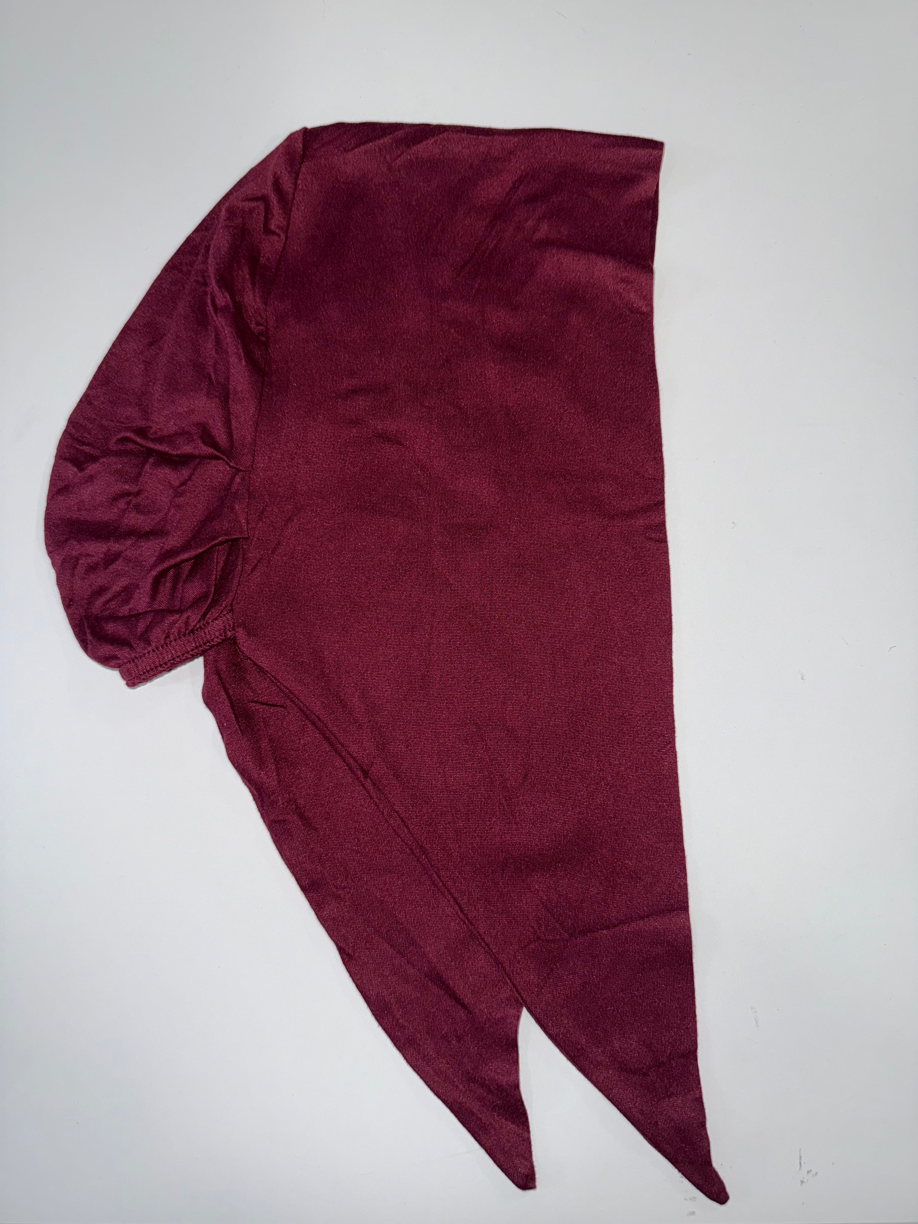 Bonnet à nouer bordeaux