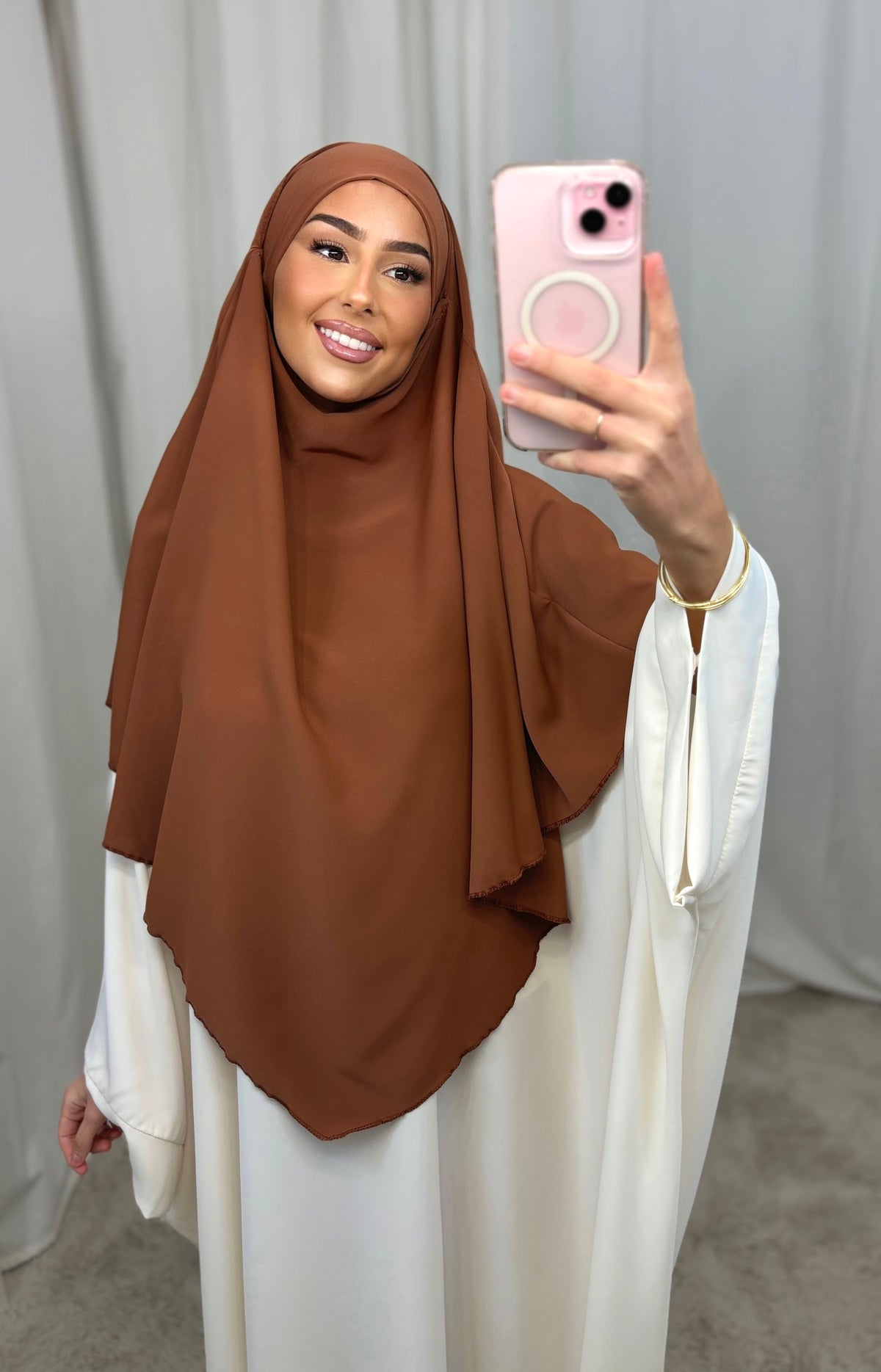 Medina Seidenkhimar - Hellbraun