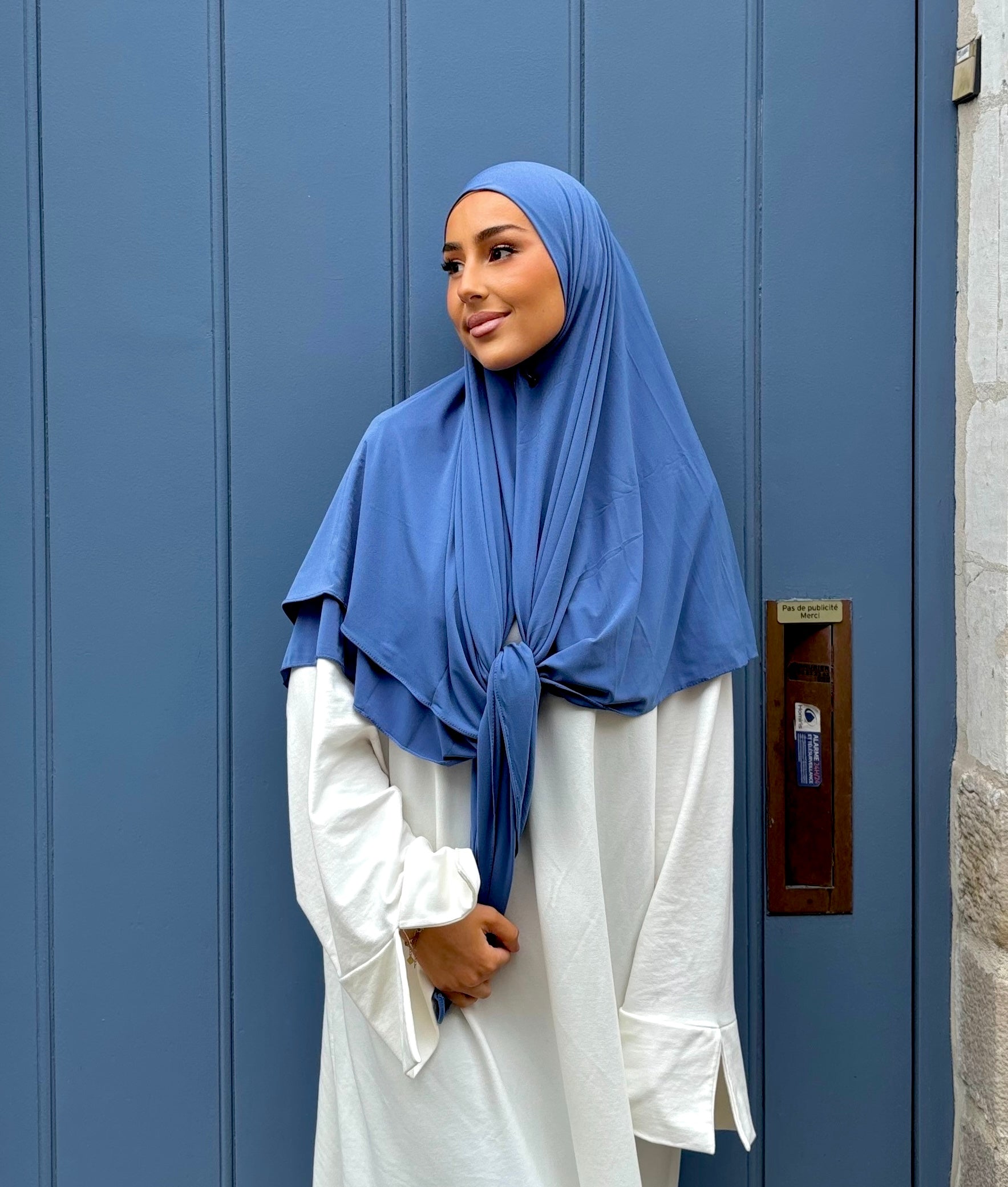 MAXI Jersey Premium de Luxe carré - BLEU OCÉAN