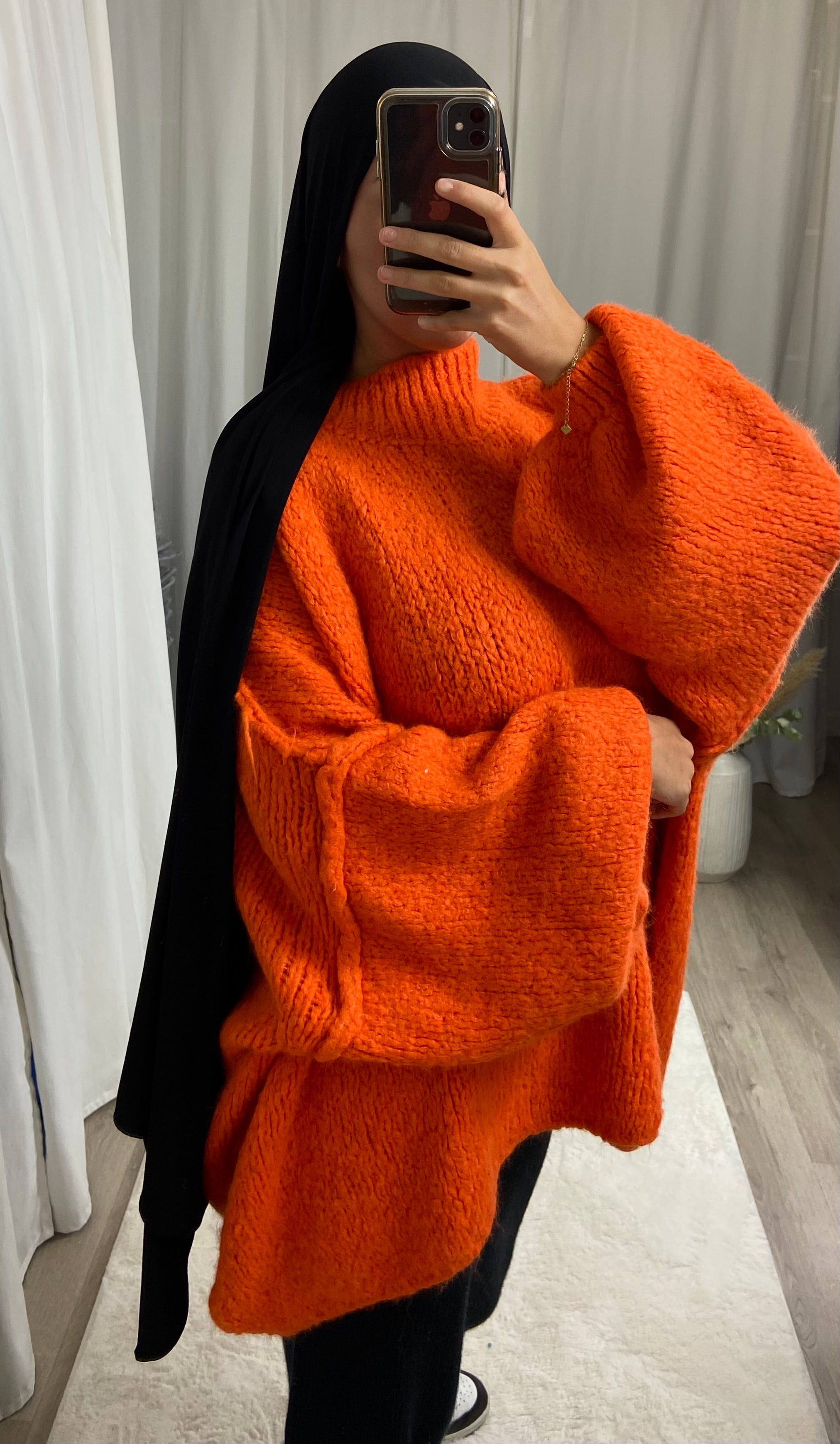 Pull LANA - ORANGE HERMÈS