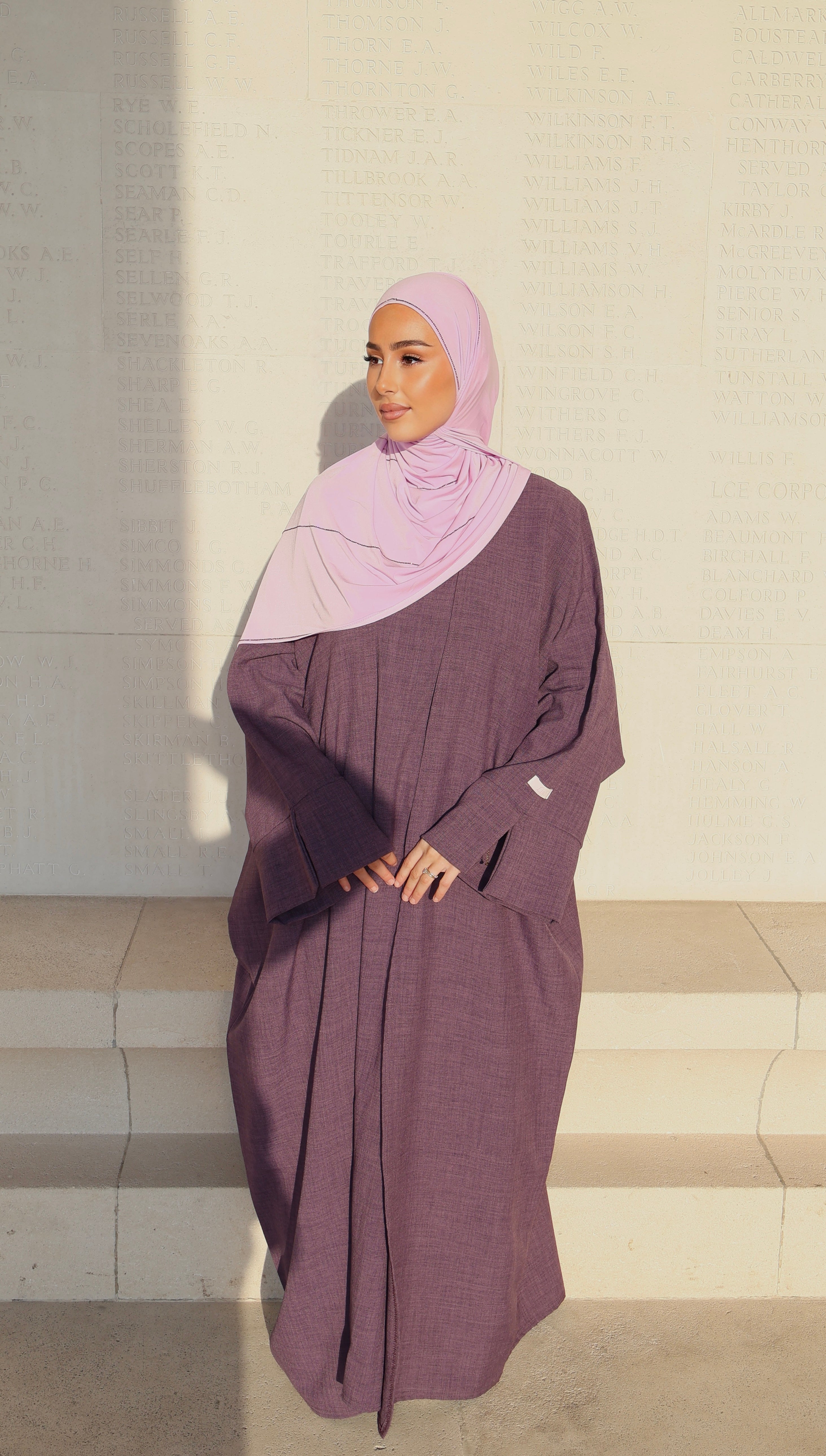 Set lin sous abaya + kimono LIN’S B