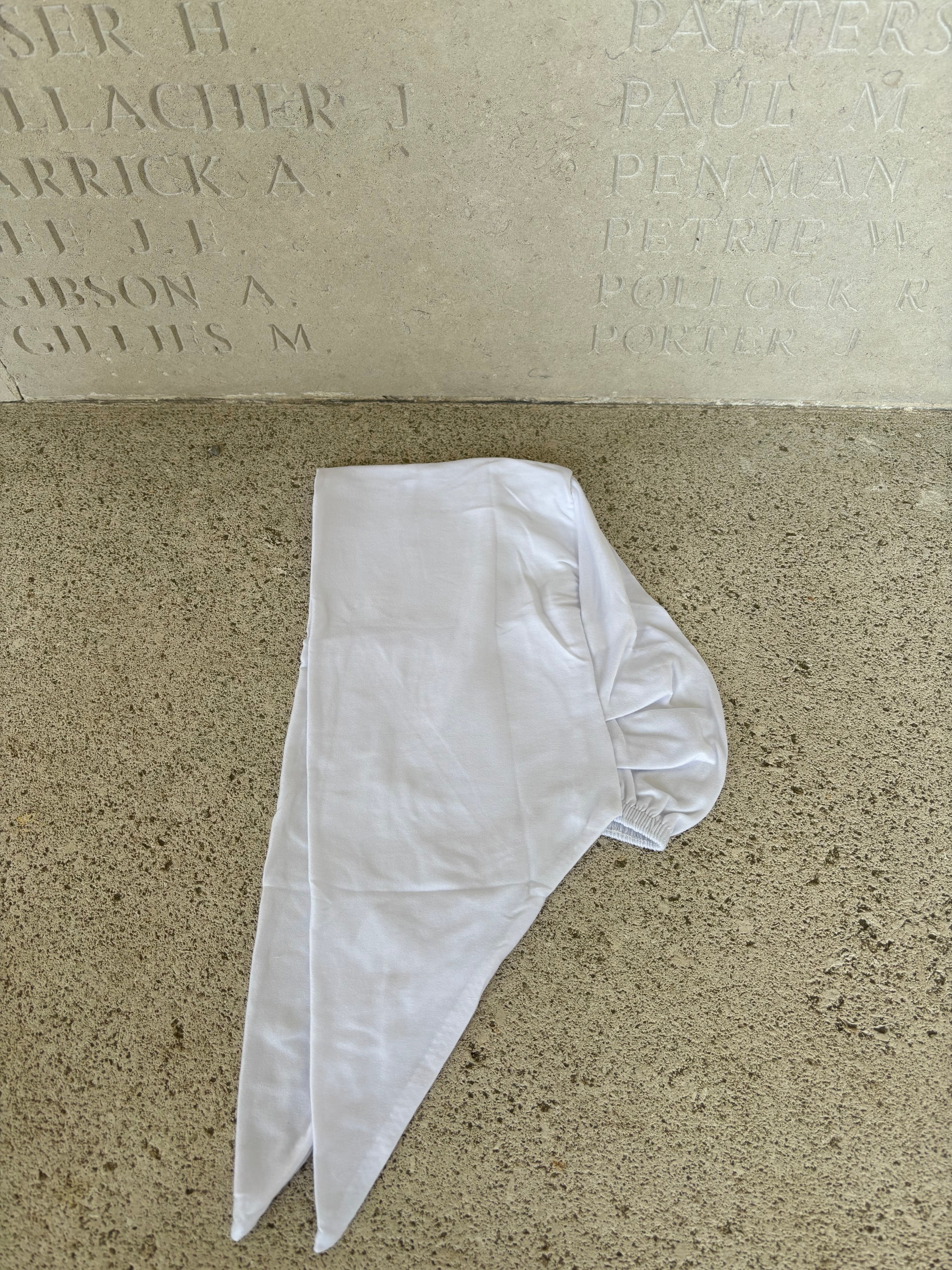 Bonnet à nouer Blanc