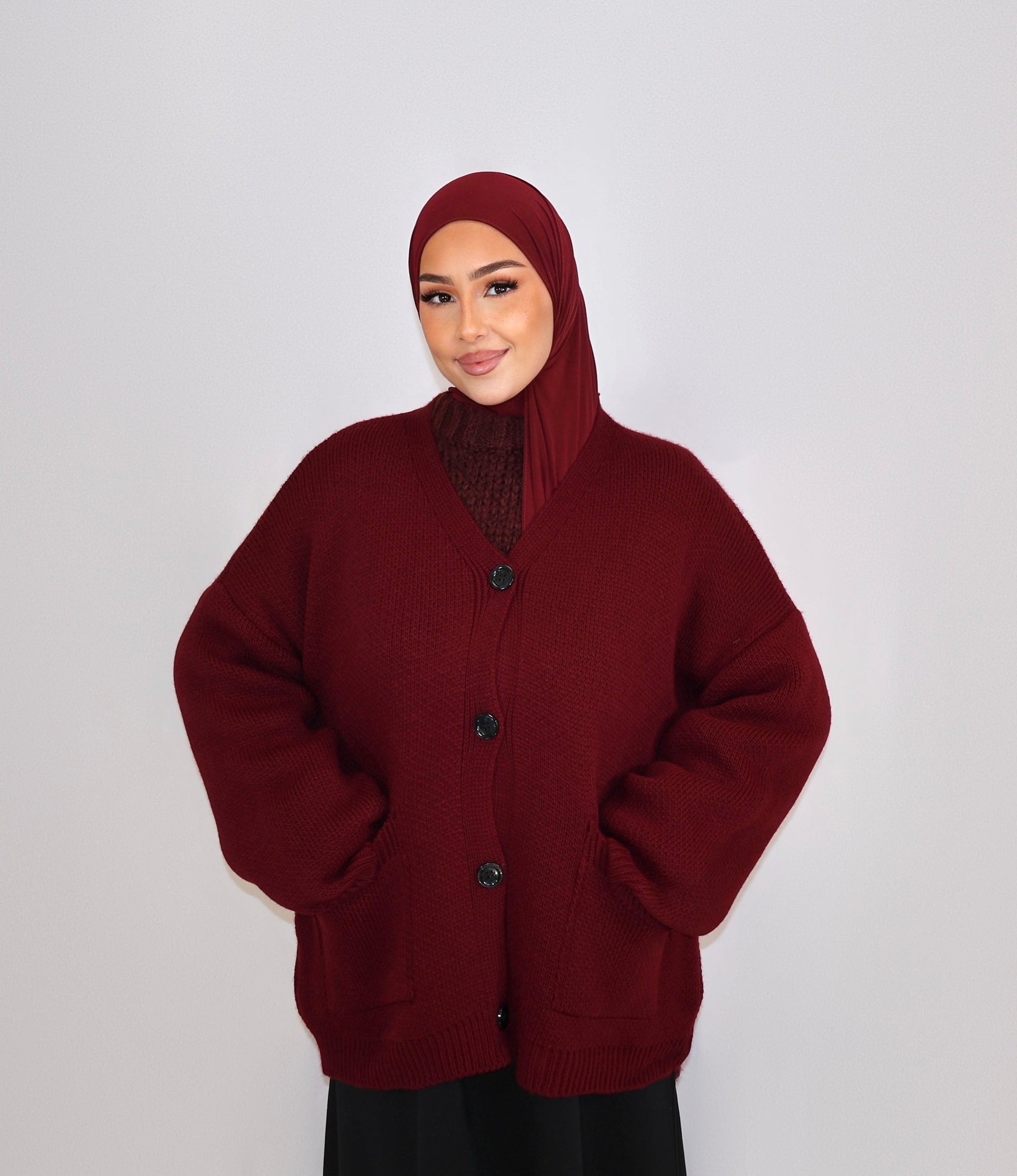 Cardigan COCON - Burgundy