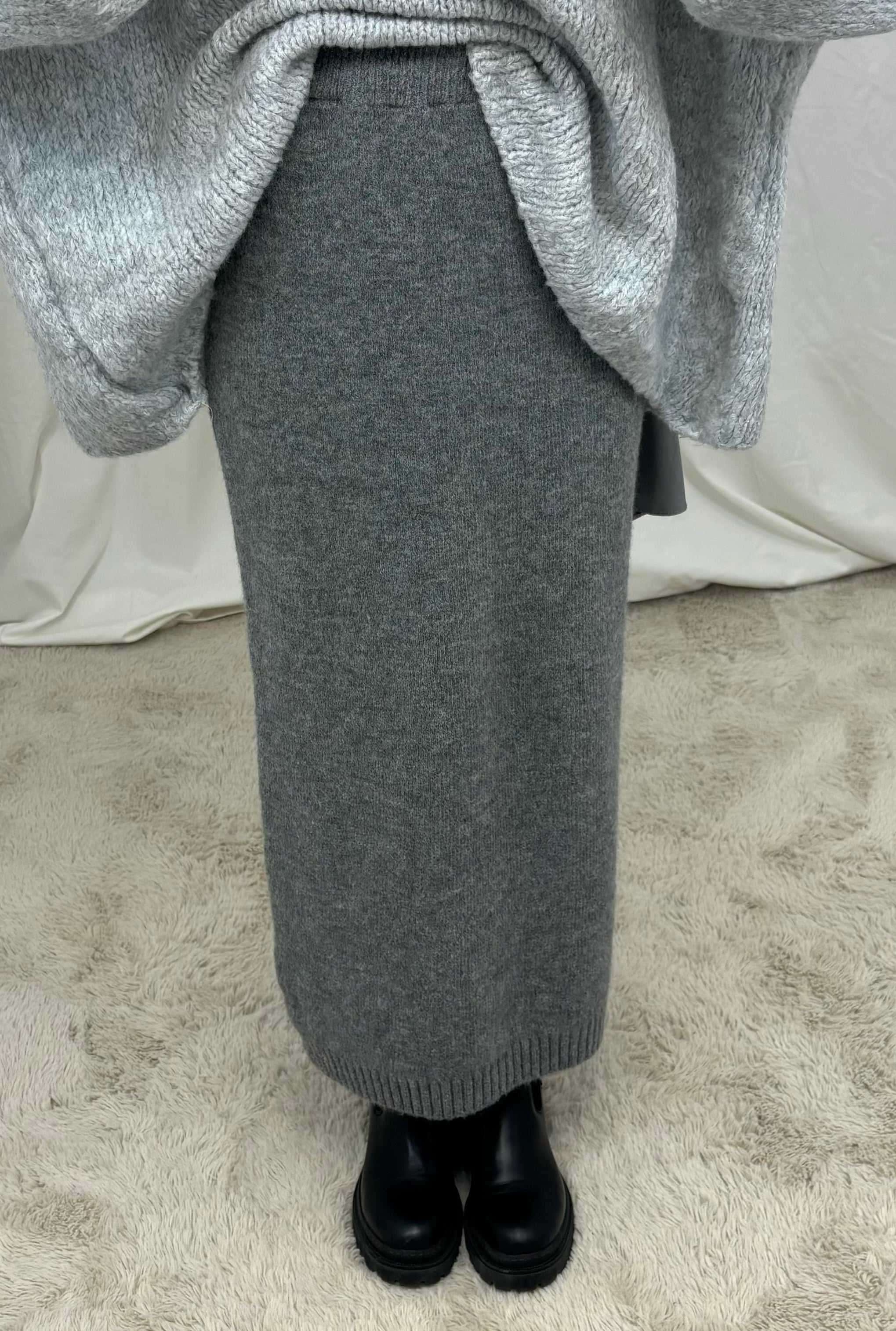 Mesh skirt - anthracite gray