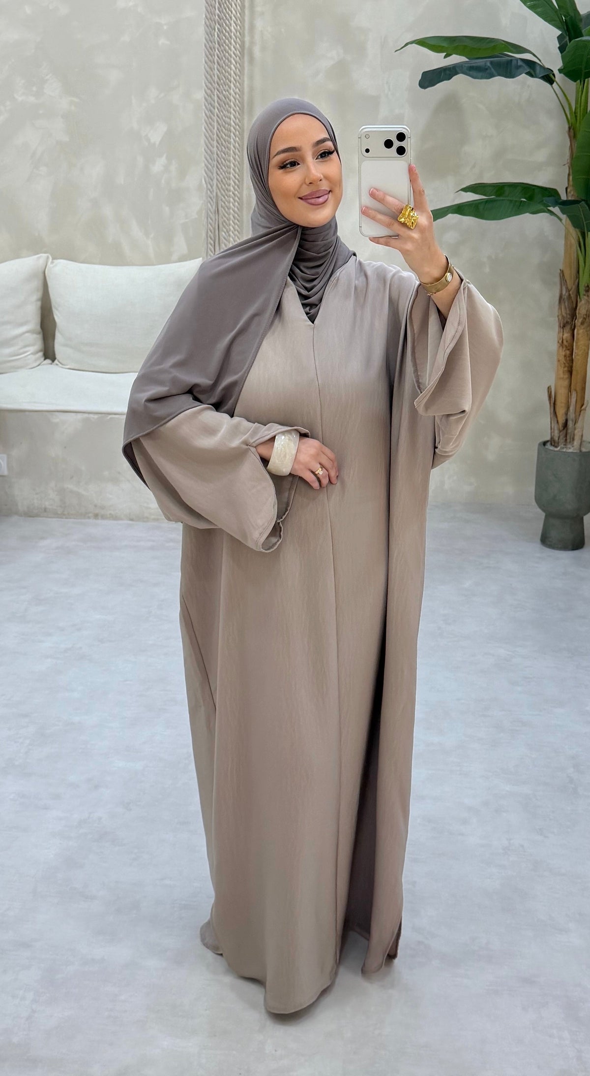 Abaya NIYA - Taupe
