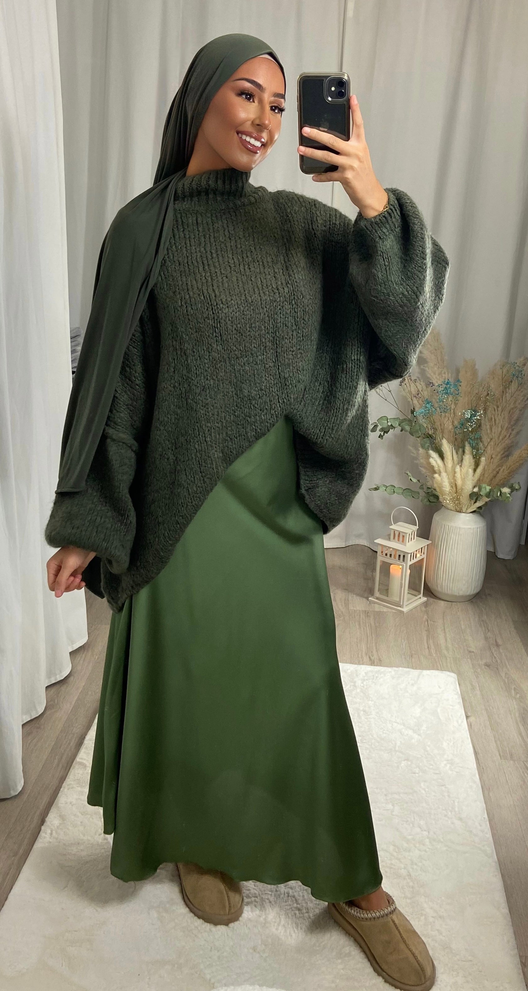 Pull LANA - KAKI FONCÉ