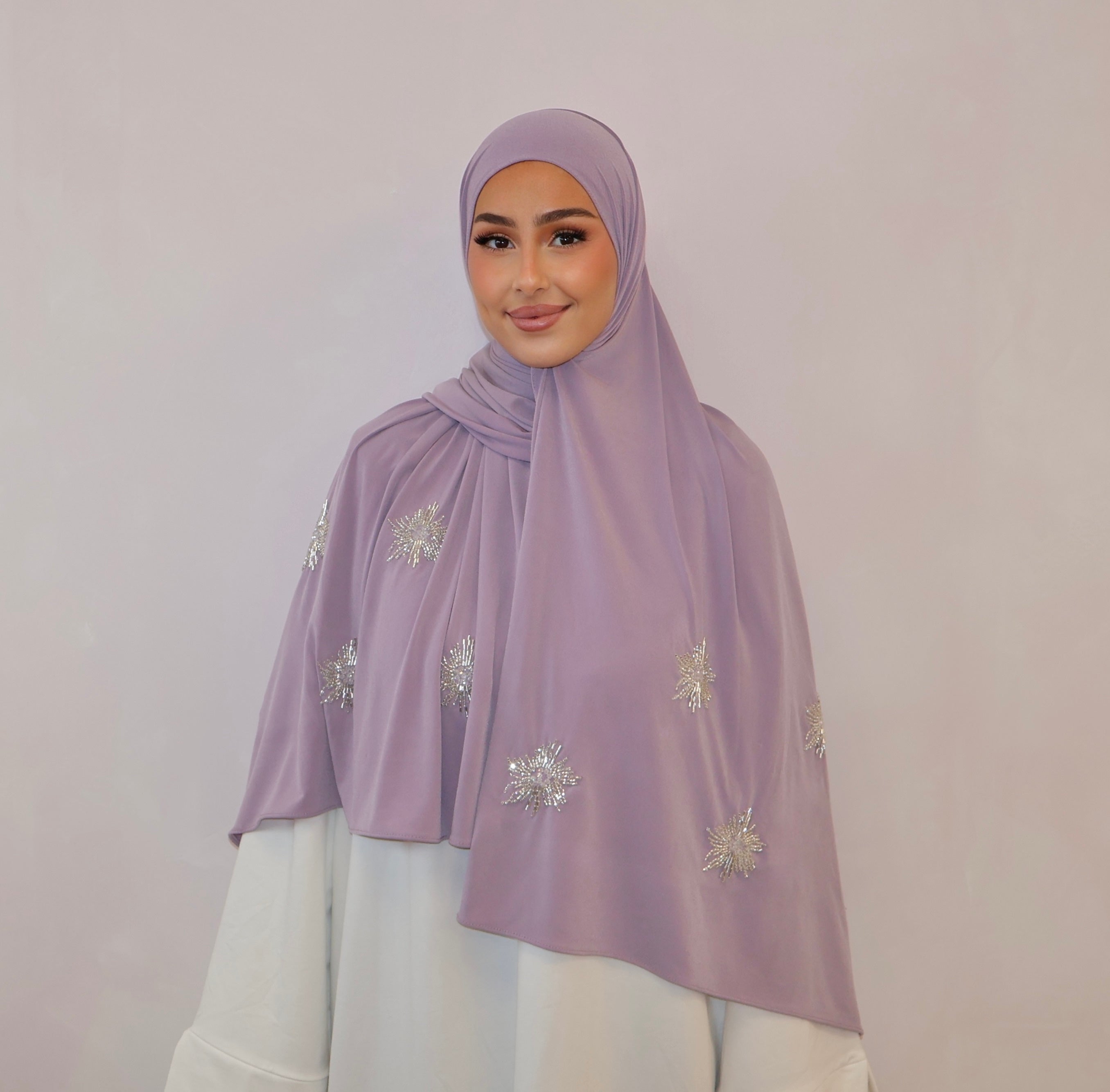 Jersey Premium de Luxe SEDEF perlé - lila