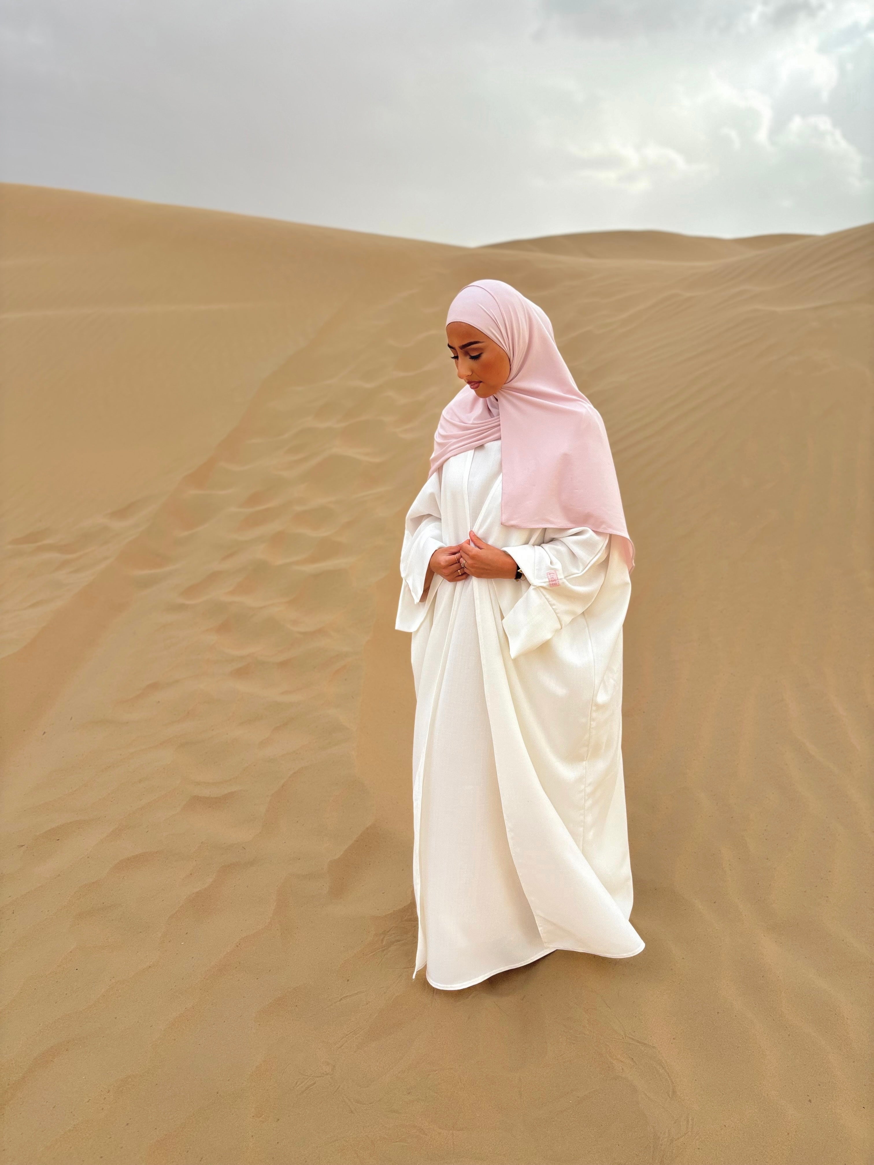 Set lin sous abaya + kimono LIN’S B