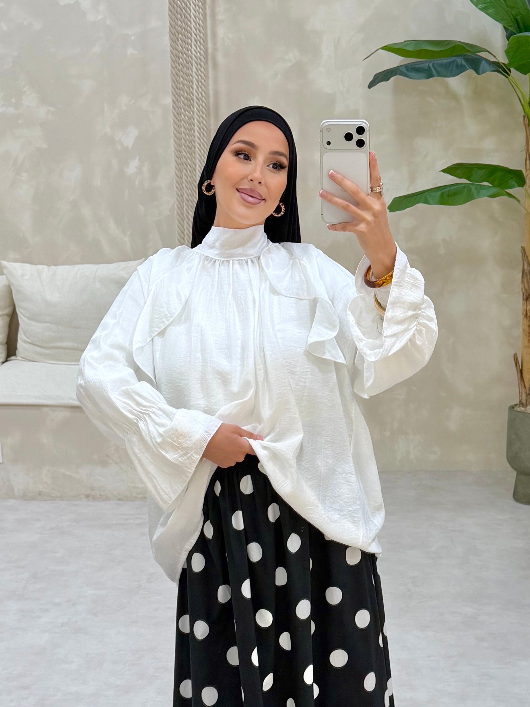 Chemisier AMYA - blanc