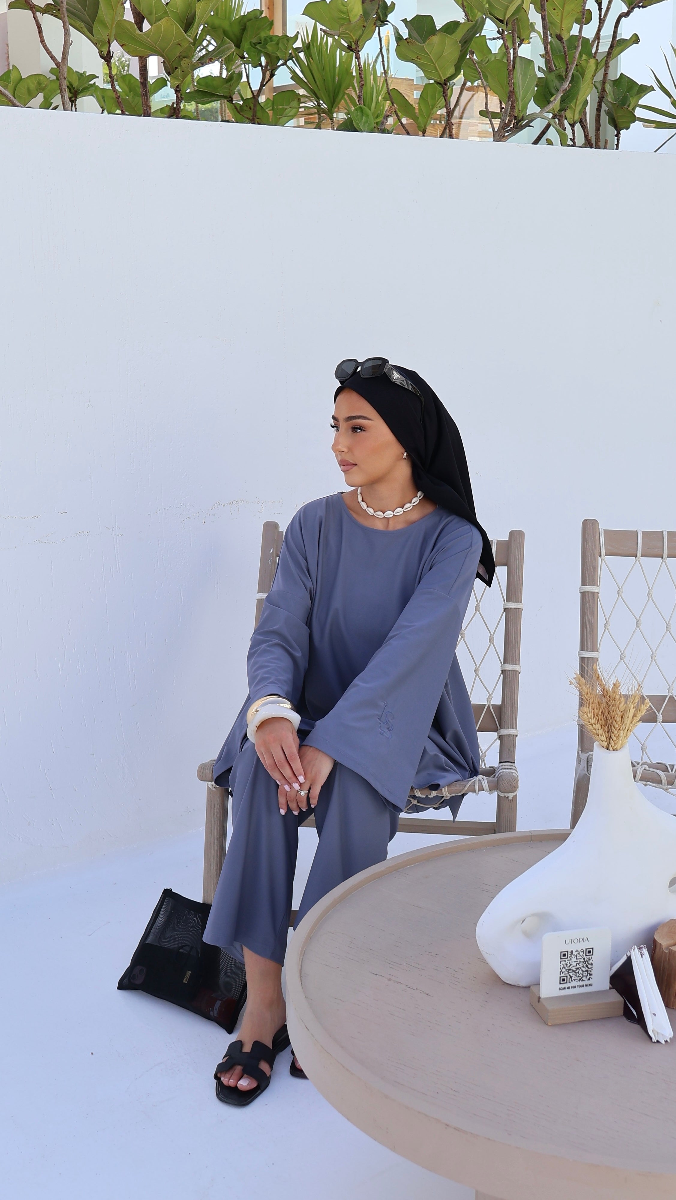 BURKINI CRÉATION LIN’S.B - GRIS ANTHRACITE