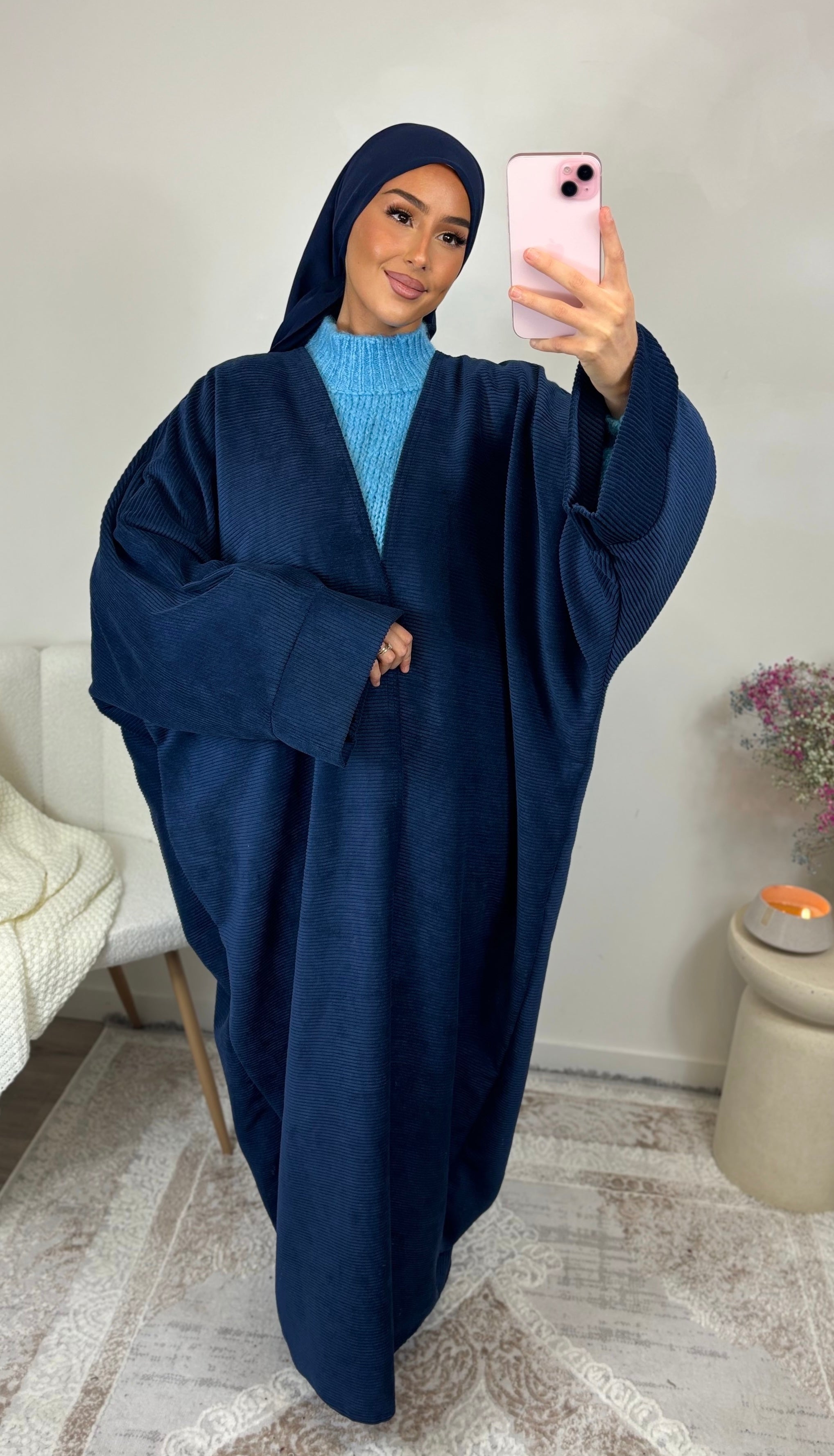 Kimono NYLA - bleu nuit