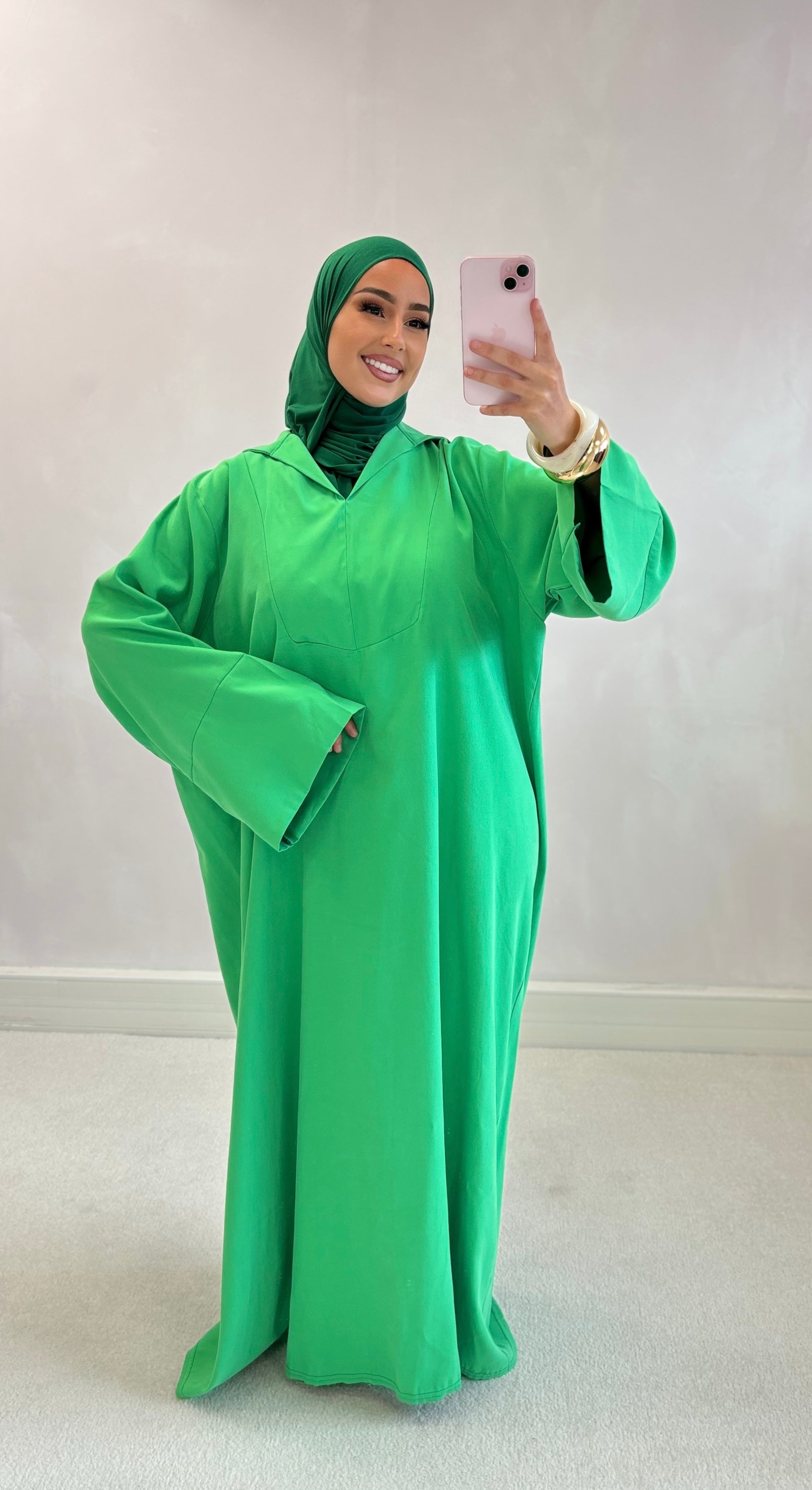 Abaya SOFT - vert pomme