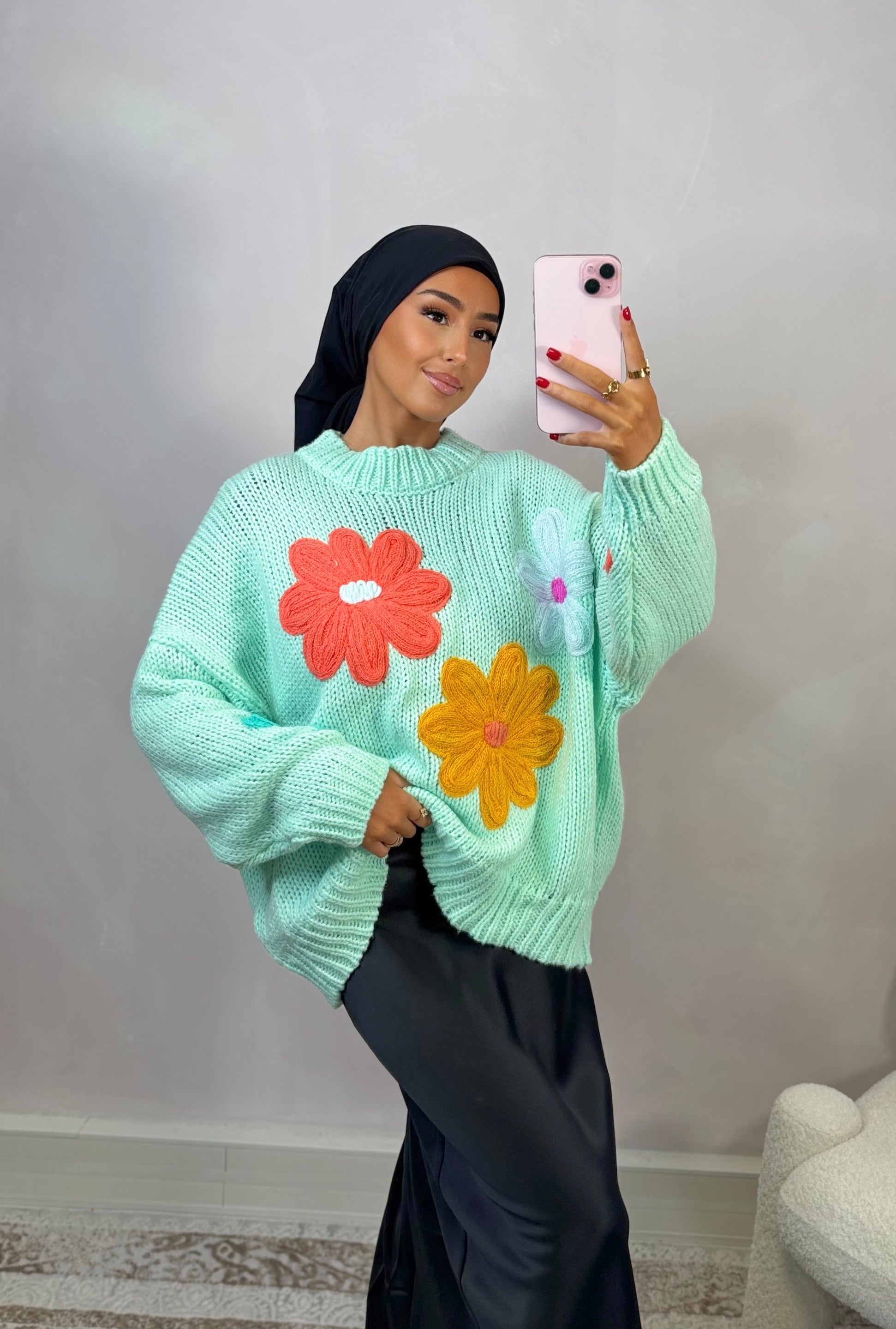 Pull brodé - FLORA