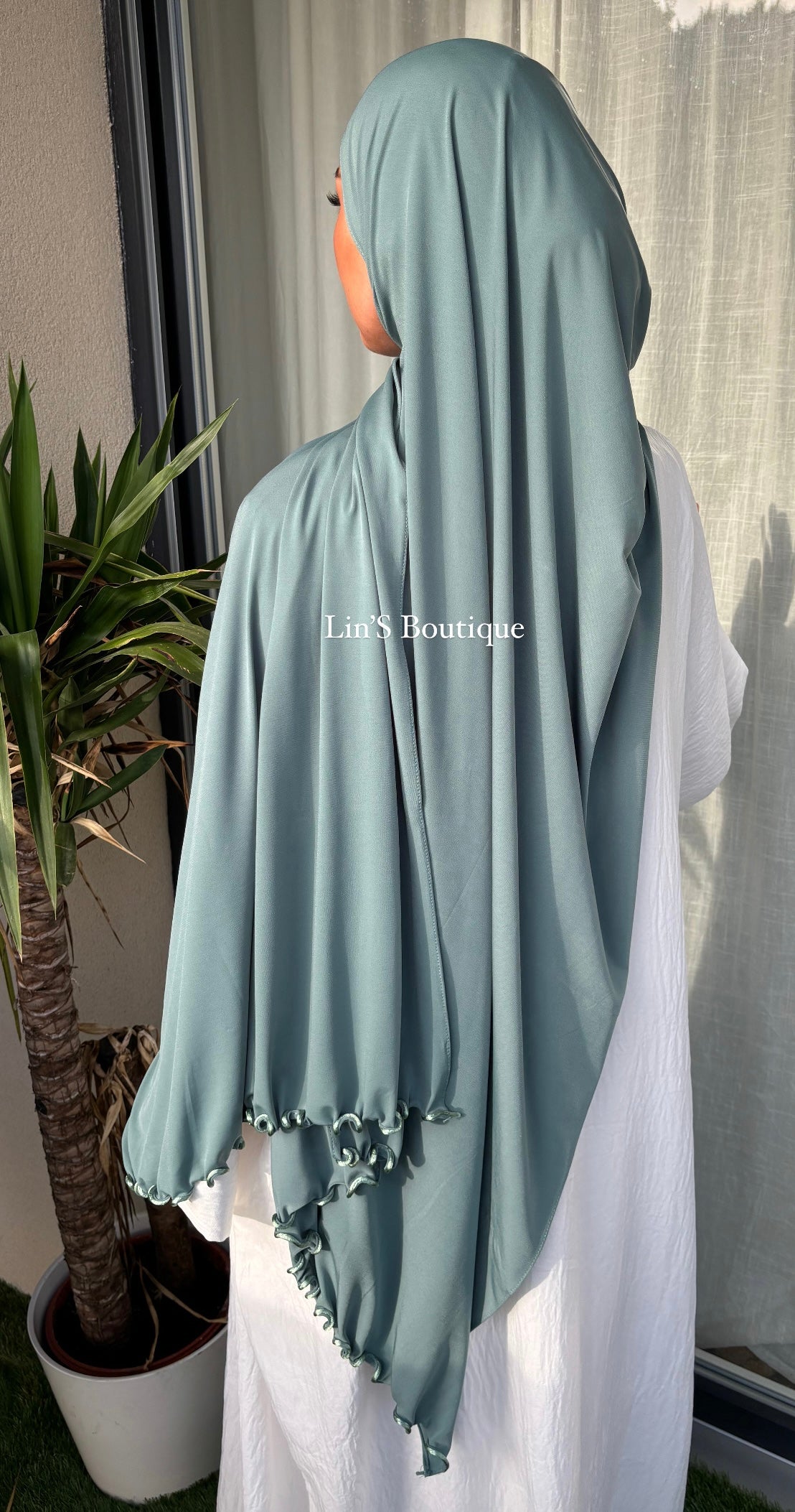 Jersey Premium de Luxe Chouchou SEDEF - vert d’eau foncé