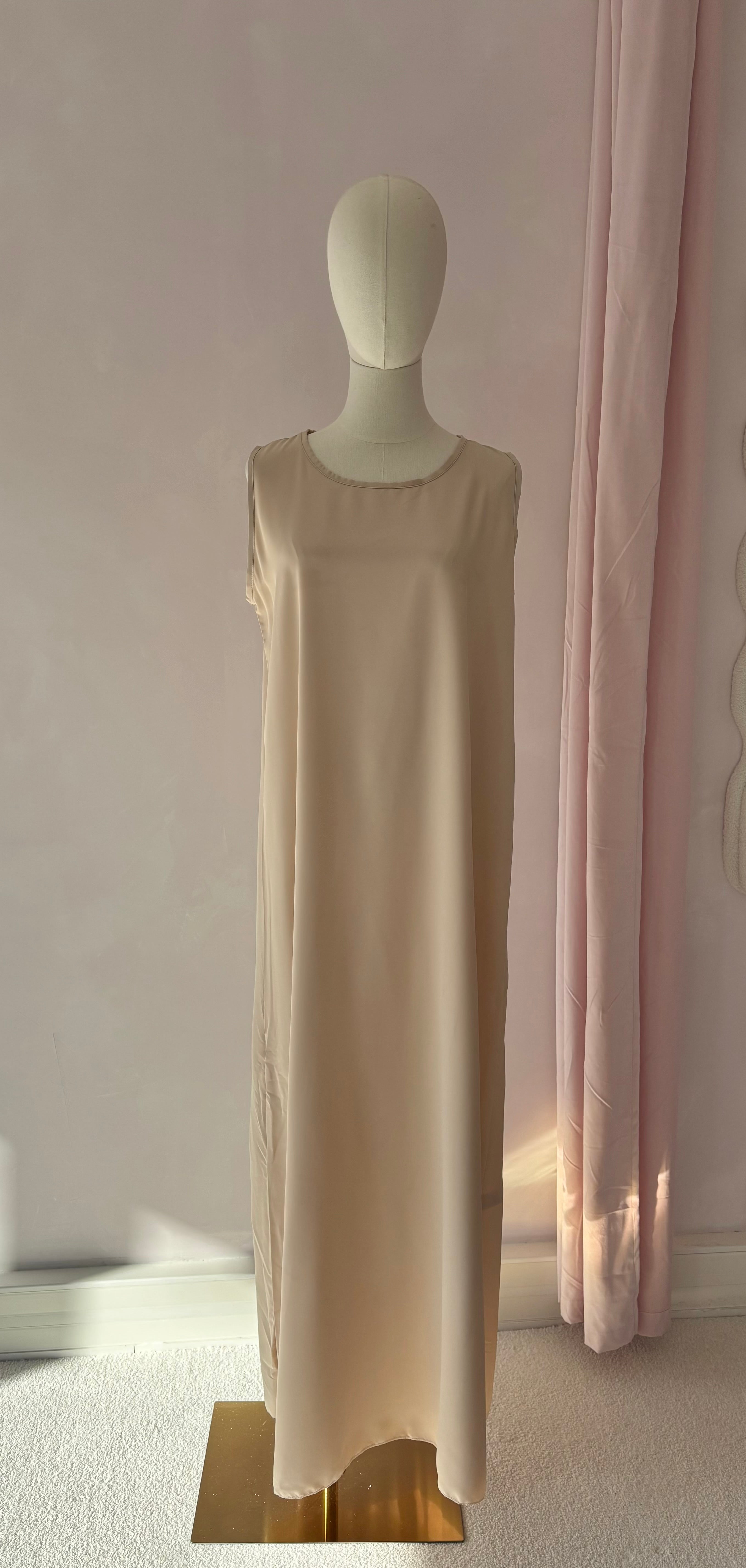 Sous robe soie de medine - Nude