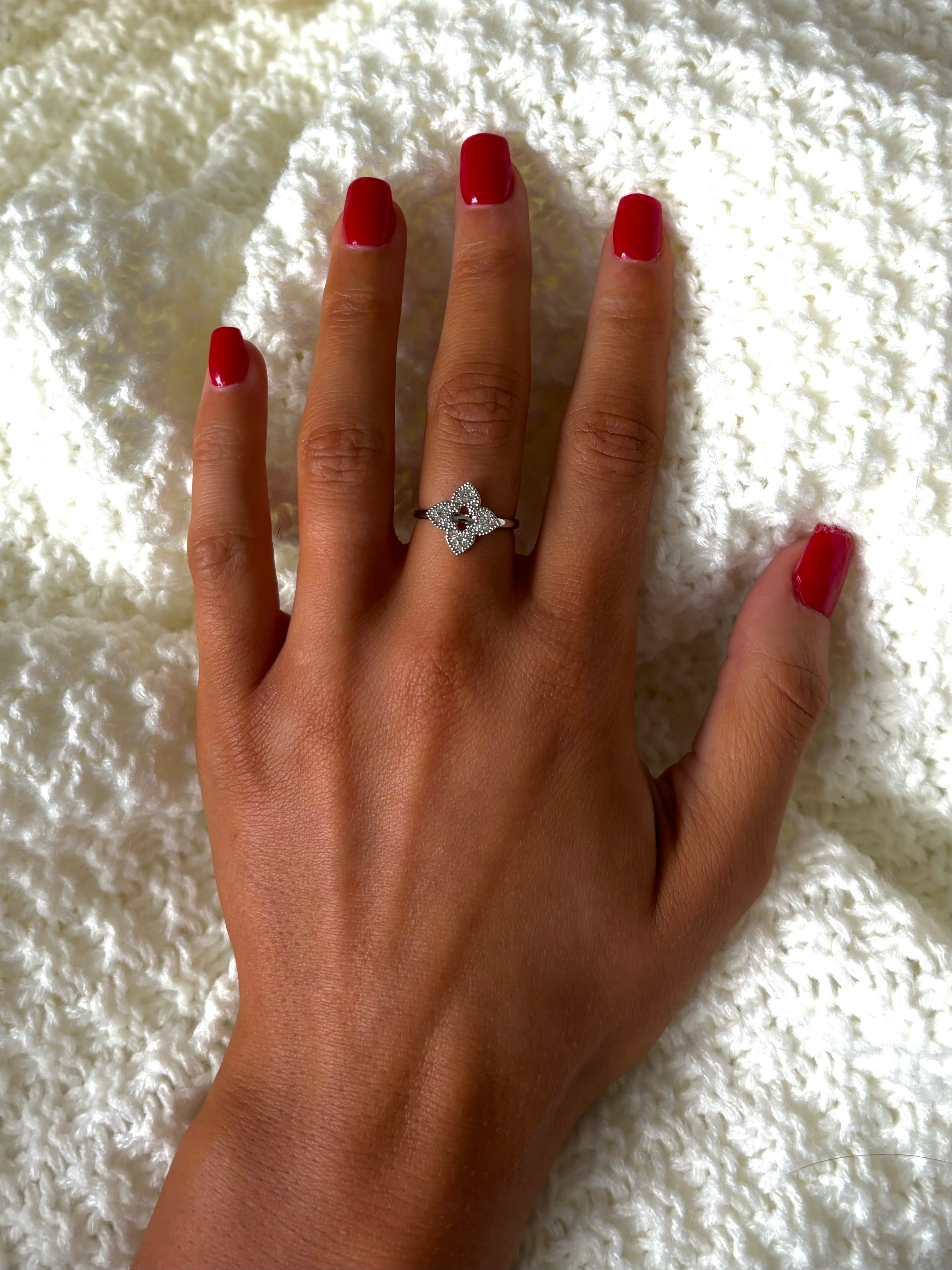 Bague argent - LYS