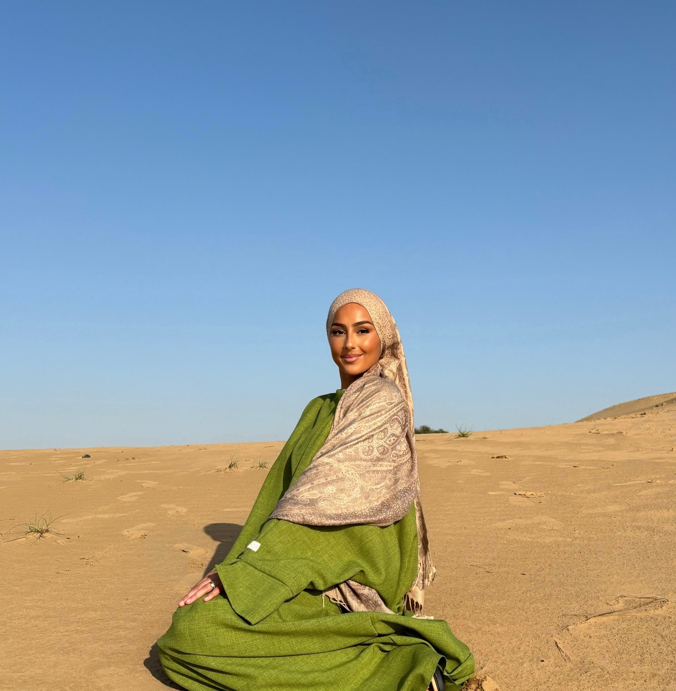 Abaya lin LIN’S B - vert olive