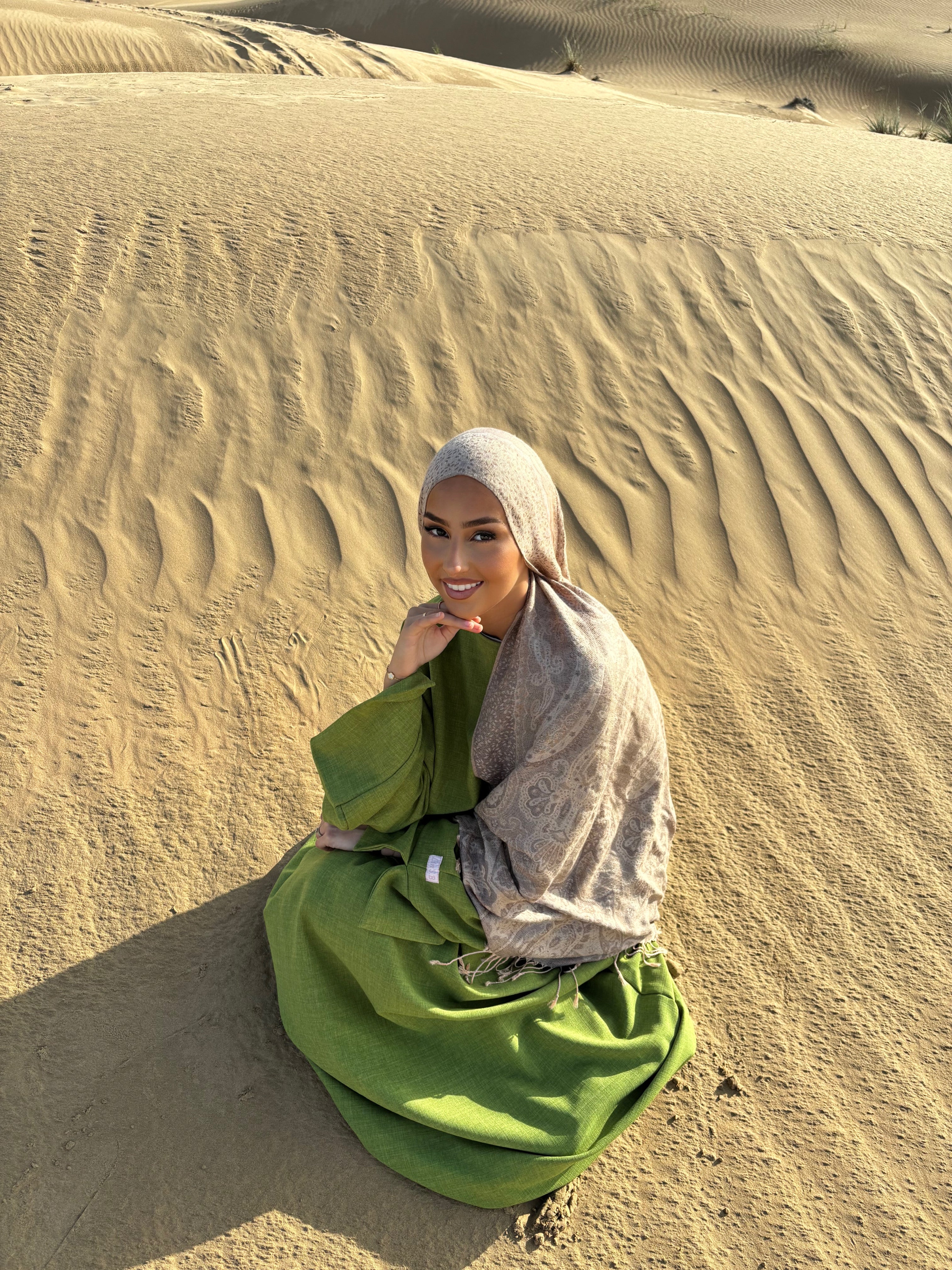 Abaya lin LIN’S B - vert olive